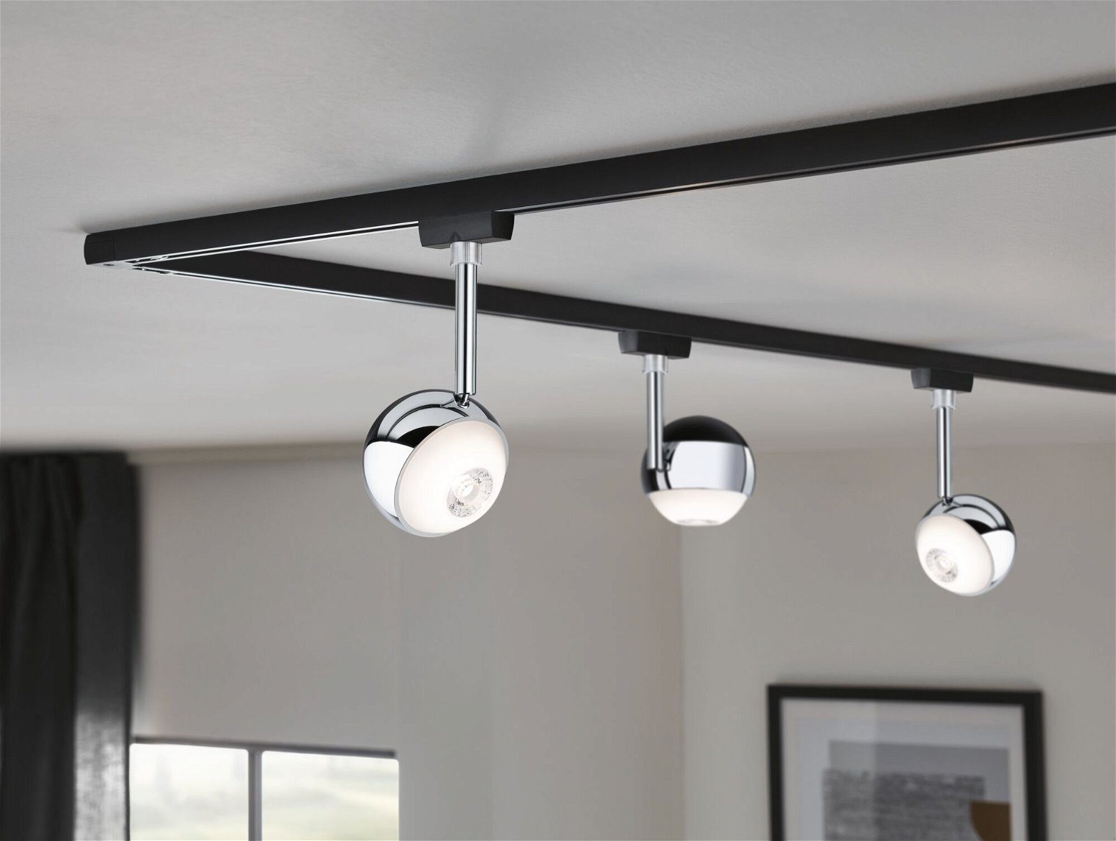 Paulmann Railsysteem-lampen URail rails spot Capsule II 439lm 6,3W 2700K 230V mat chroom, 6W (1-delig)
