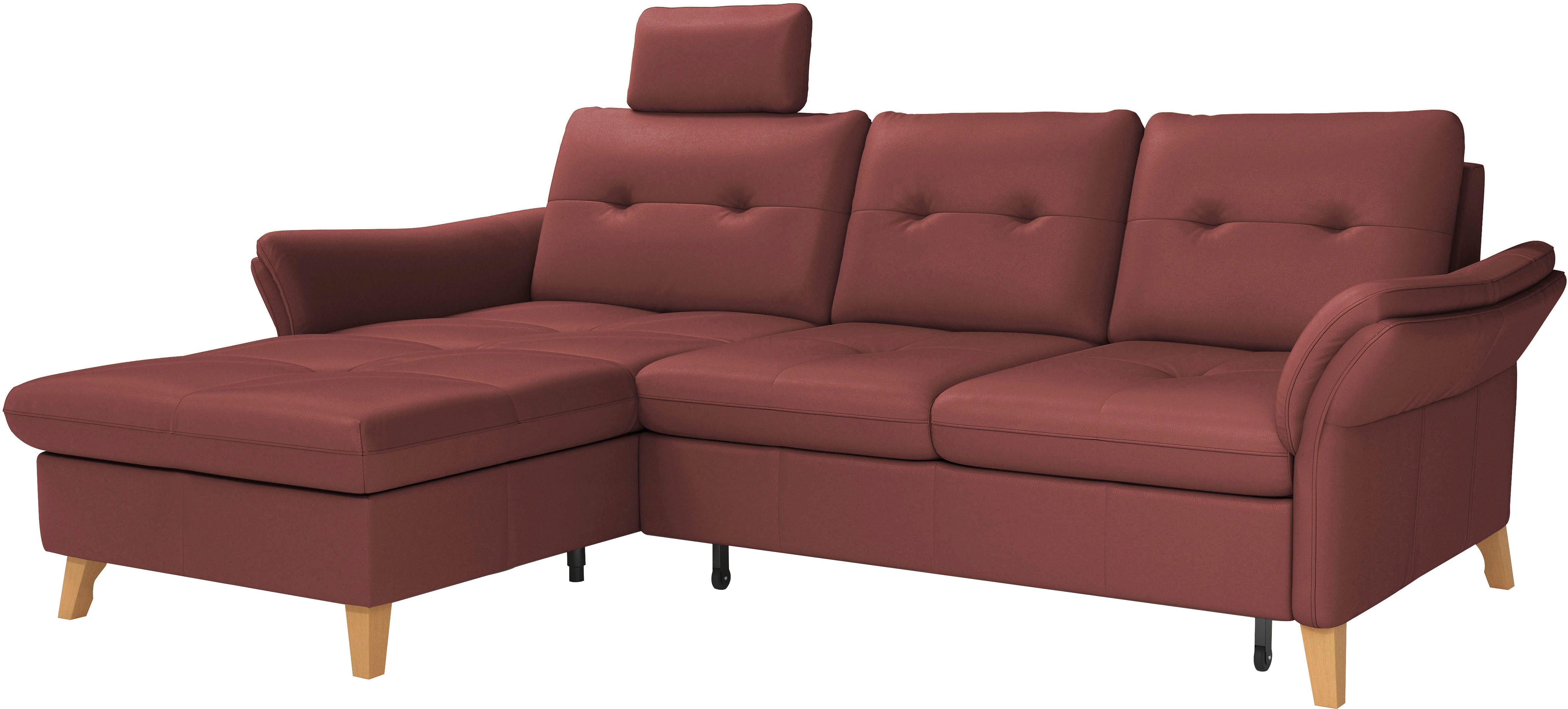 sit&more Hoekbank Göteborg Zitdiepteverstelling en binnenvering, naar keuze met slaapfunctie