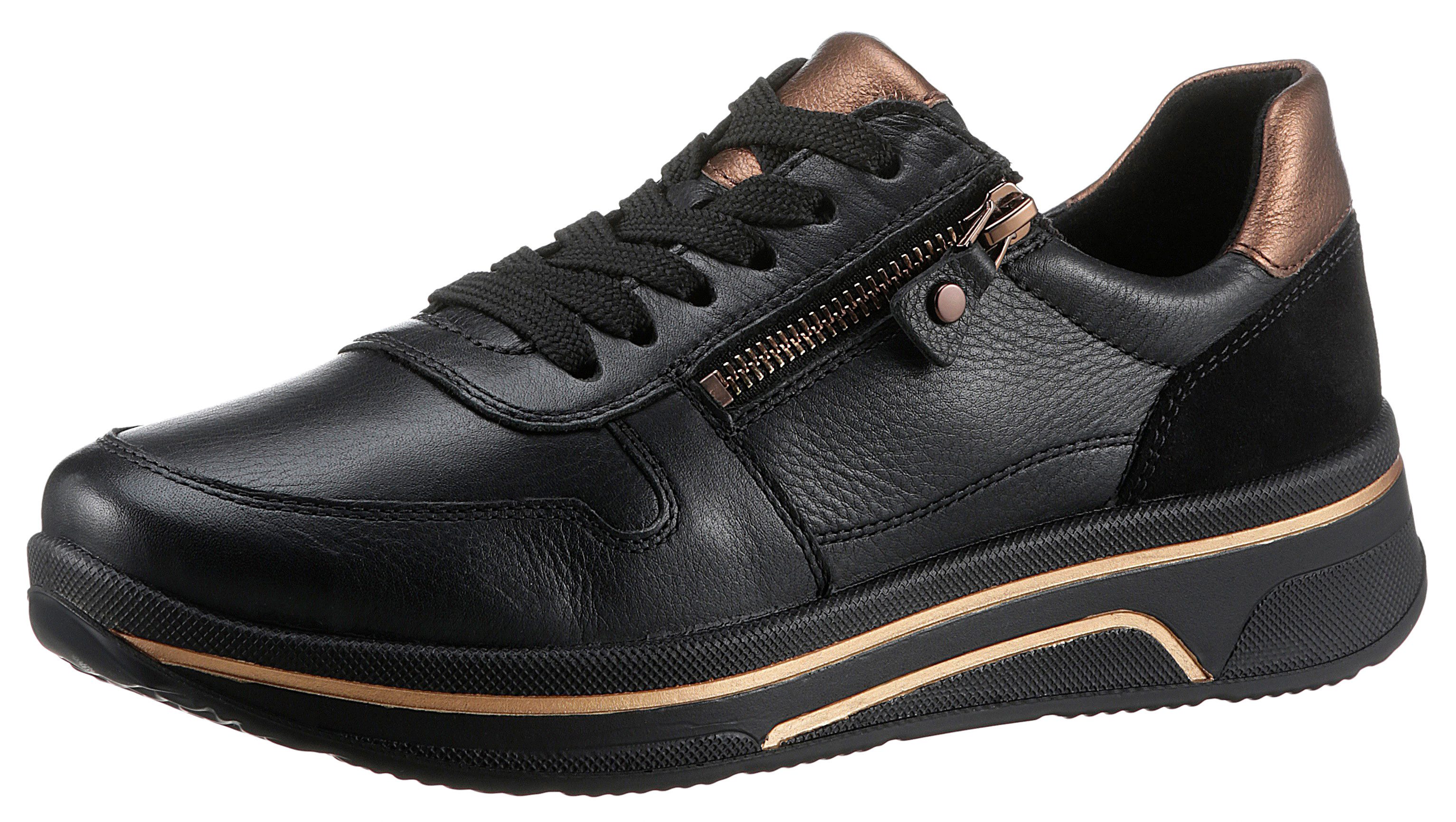 Ara Sneakers Sapporo vrijetijdsschoen, halfschoen, veterschoen in comfortwijdte h = zeer breed