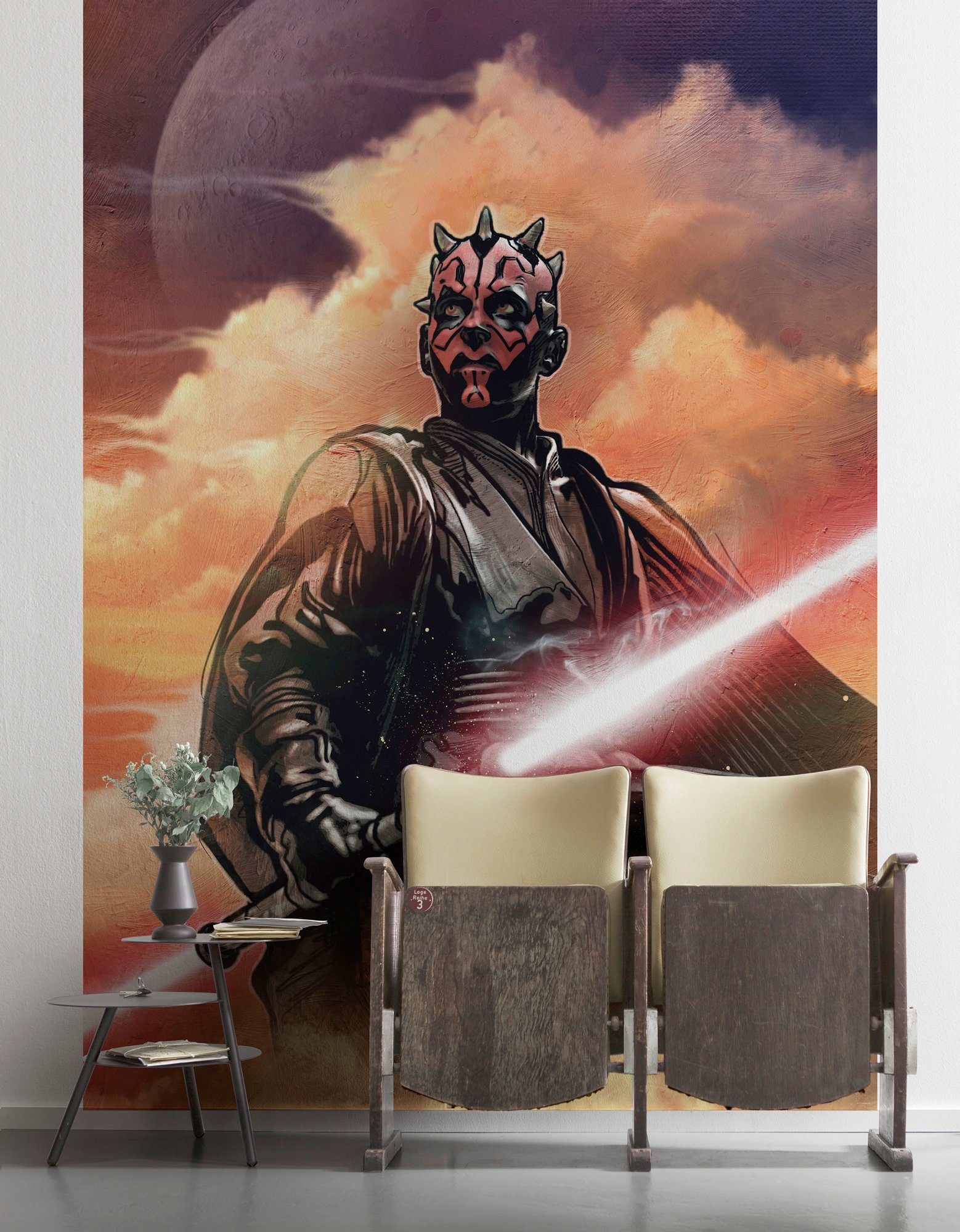 Komar Vliesbehang Star Wars Classic Darth Maul (set)