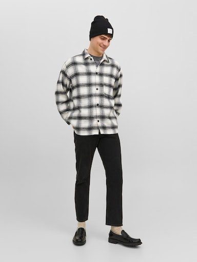 Jack & Jones Overhemd met lange mouwen JORZAC CHECK OVERSHIRT LS SN