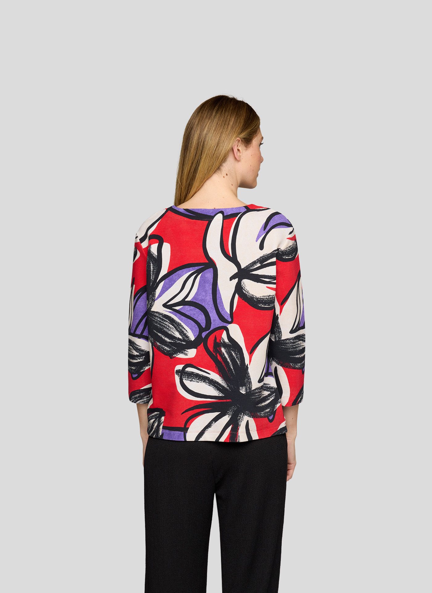 Rabe Shirt met 3/4 mouwen met print all-over