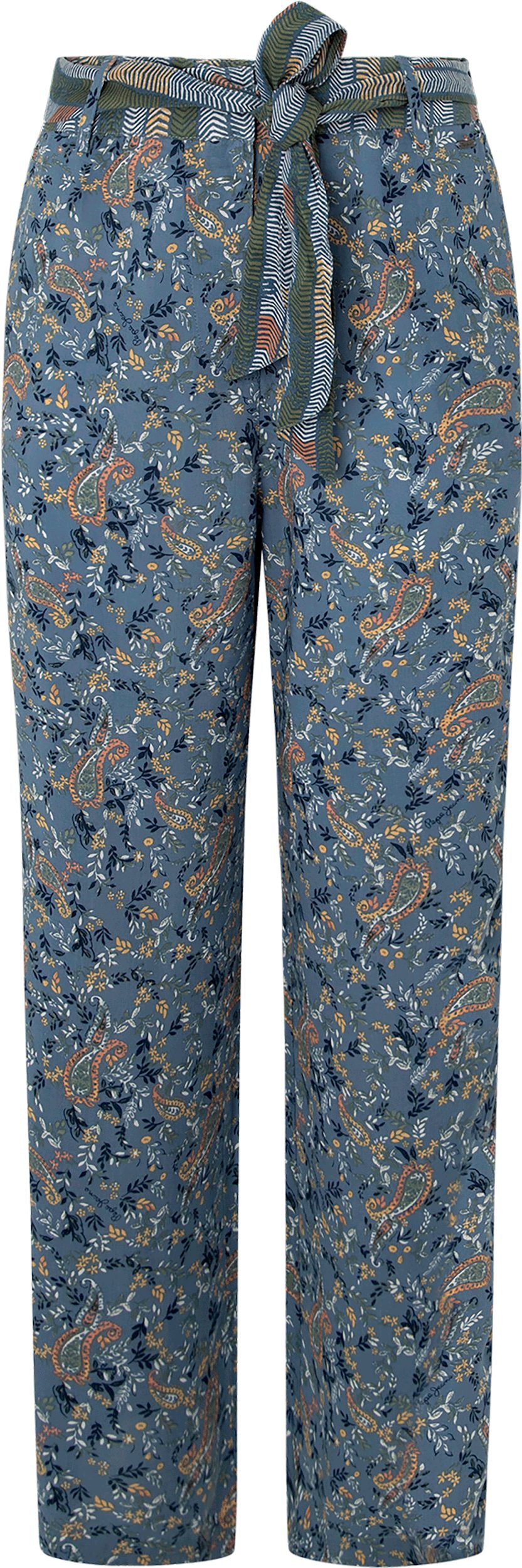 Pepe Jeans Palazzobroek Monica met alloverprint, van vloeiende viscosekwaliteit