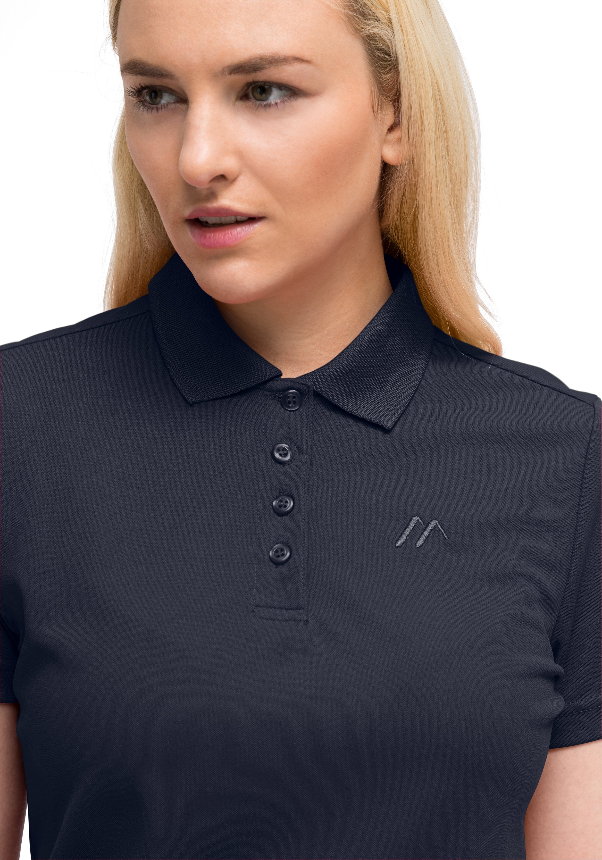 Maier Sports Functioneel shirt Ulrike Dames polo, pique poloshirt, snel drogend outdoor-shirt