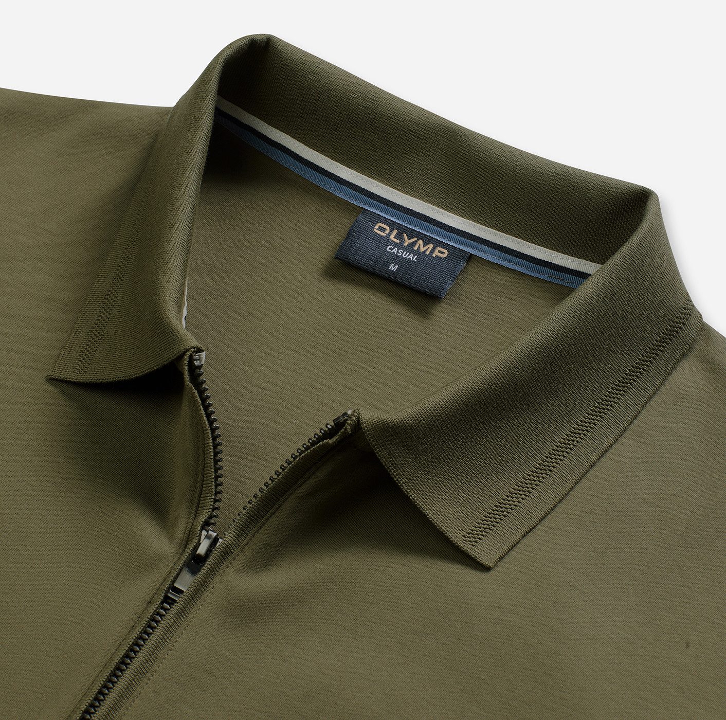 OLYMP Poloshirt met lange mouwen