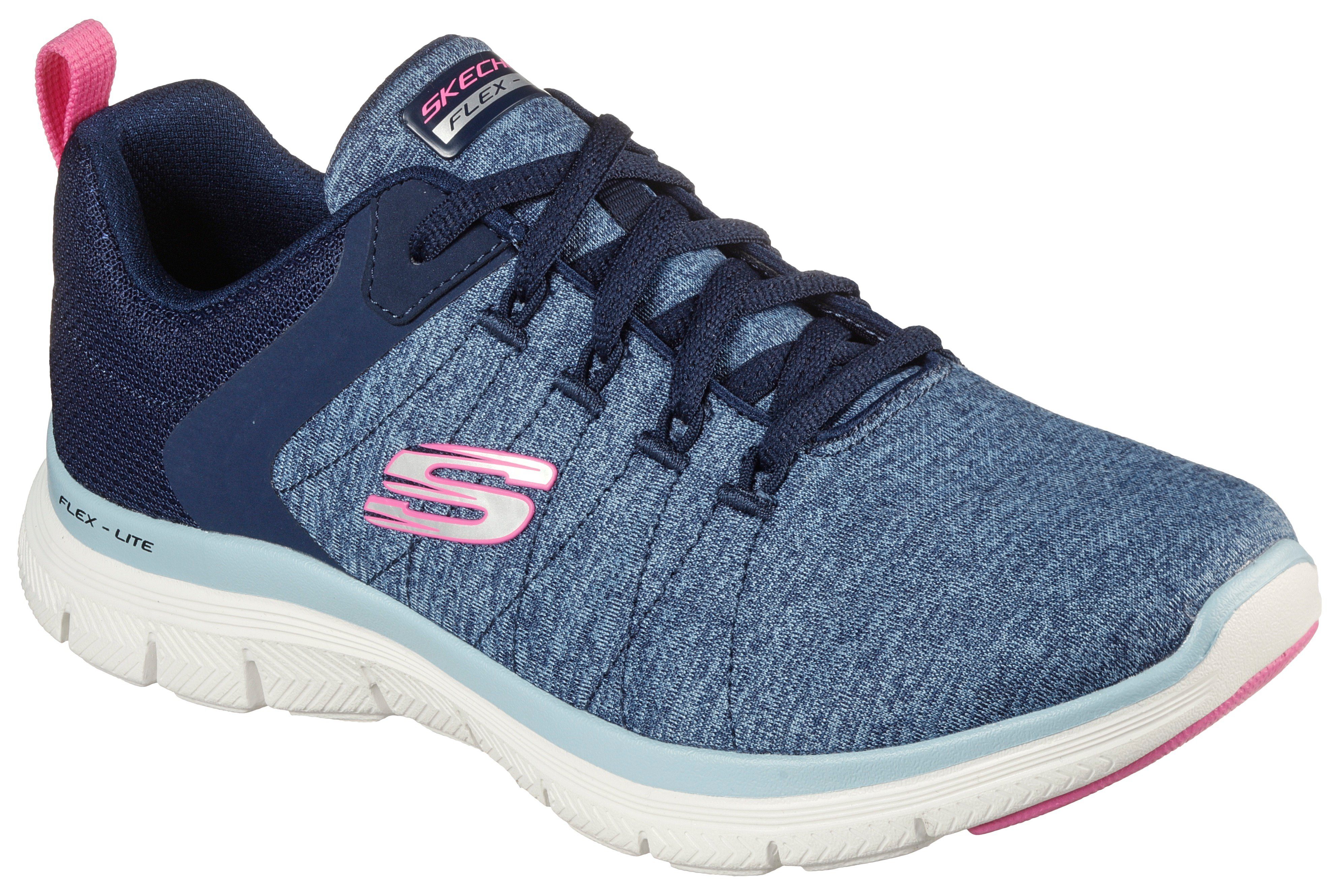 NU 20% KORTING: Skechers Sneakers FLEX APPEAL 4.0 BRILLIANT VIEW geschikt voor de machinewas