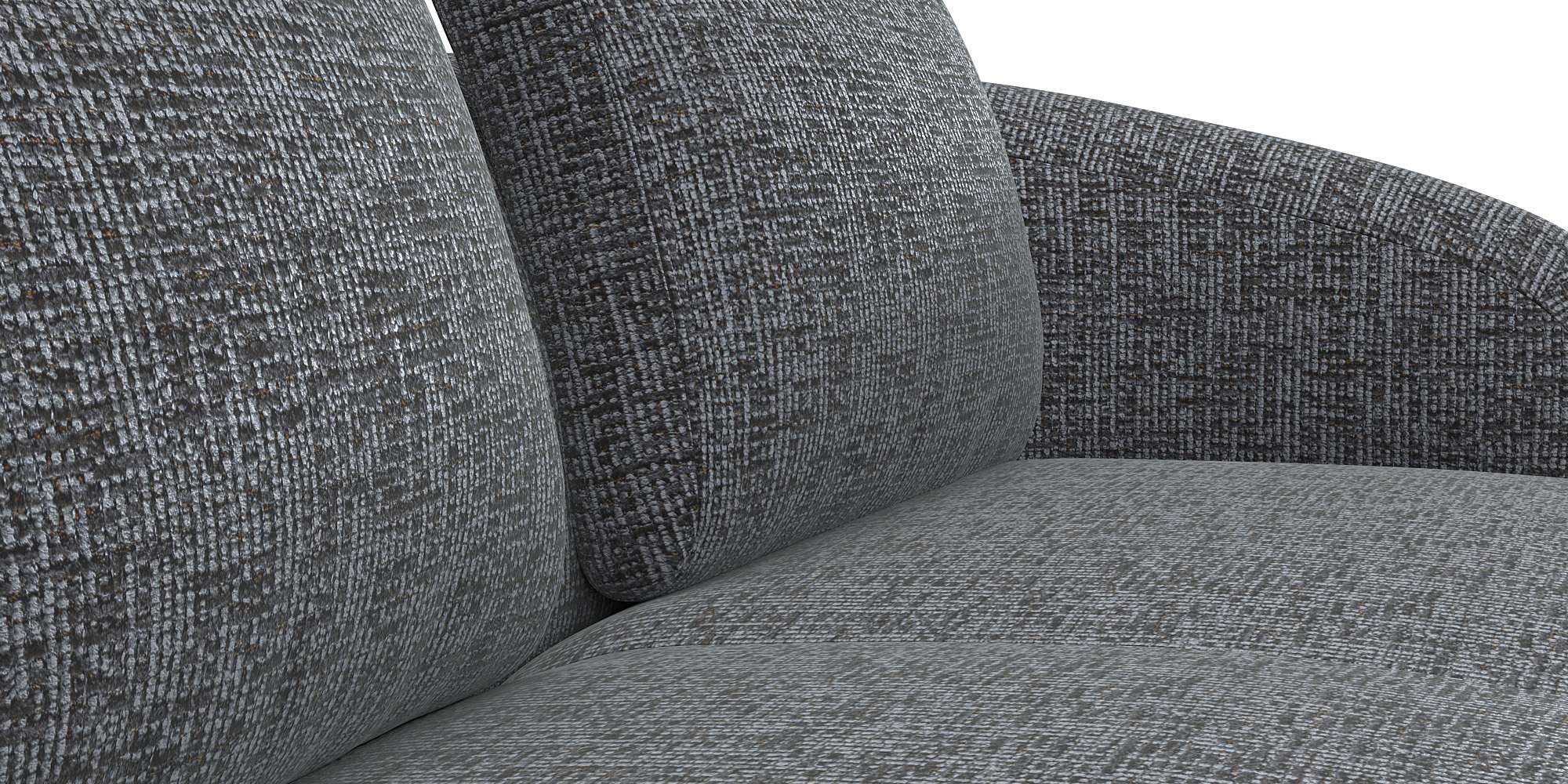 FLEXLUX Zithoek Torino, rond, L-vorm, bankhoek met recamière, longchair-sofa