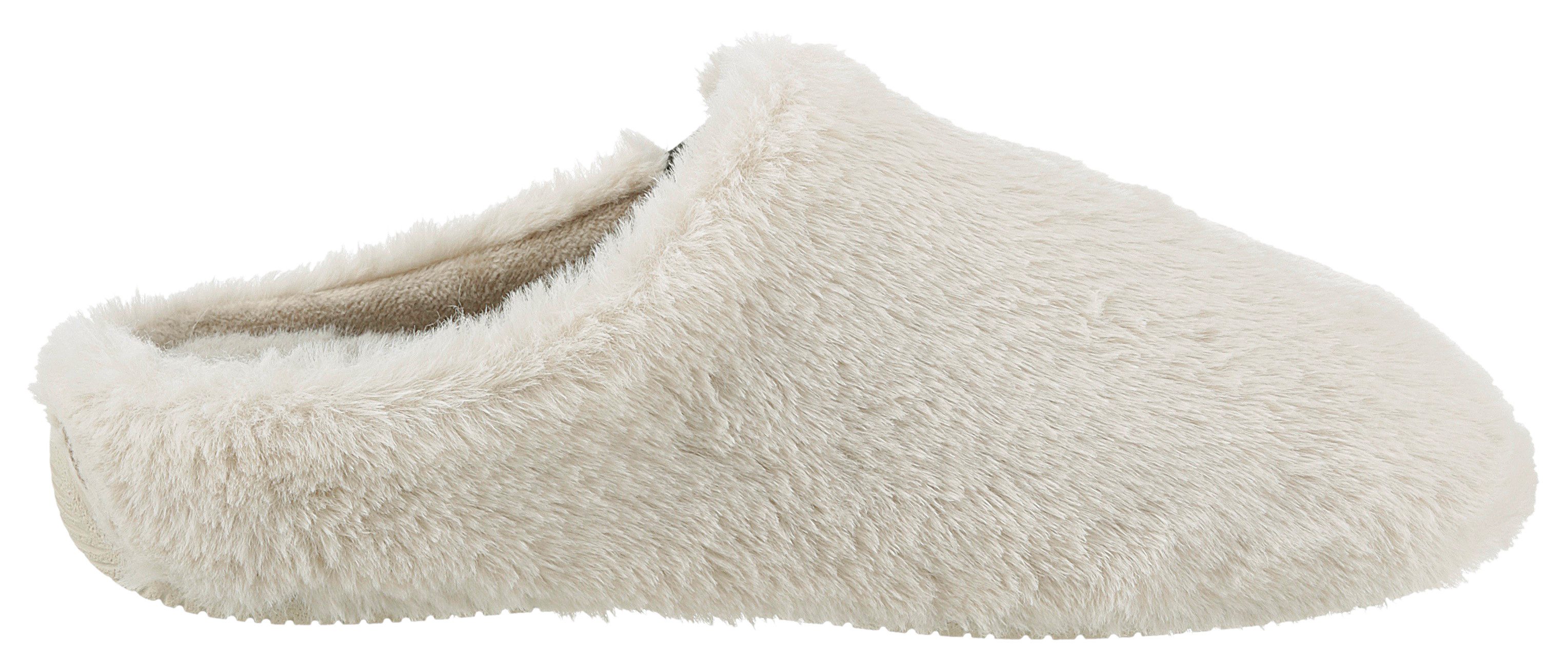 VERBENAS Pantoffels YORK GALES , pantoffel, huispantoffel in een gezellige pluche look