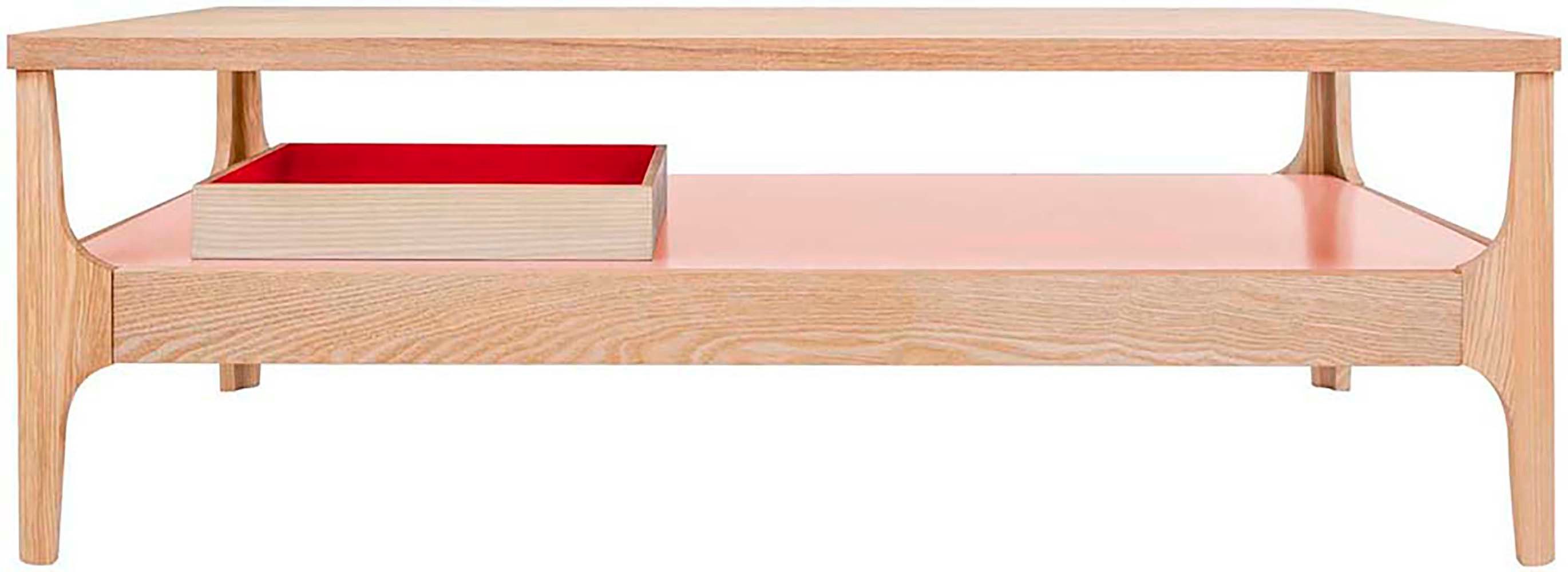 Kayoom Salontafel Koffietafel Addison, salontafel, open, opvallend ontwerp Bijzonder ontwerp, tafelpoten van massief hout, van stevig materiaal (1 stuk)