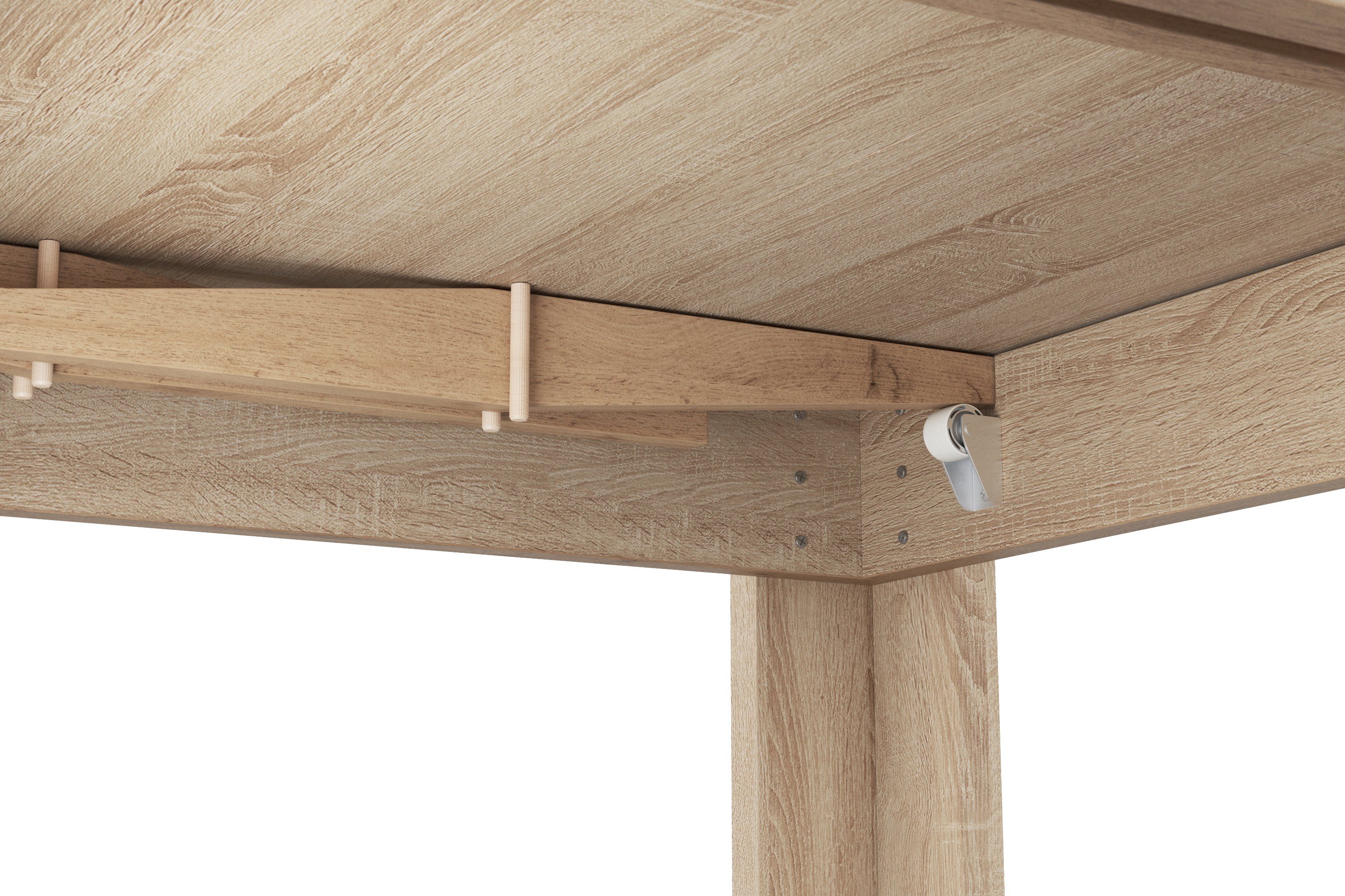 Mäusbacher Eettafel Monti BESTSELLER!, tafel, keukentafel, uittrekbare tafel uit te trekken tot 136 cm
