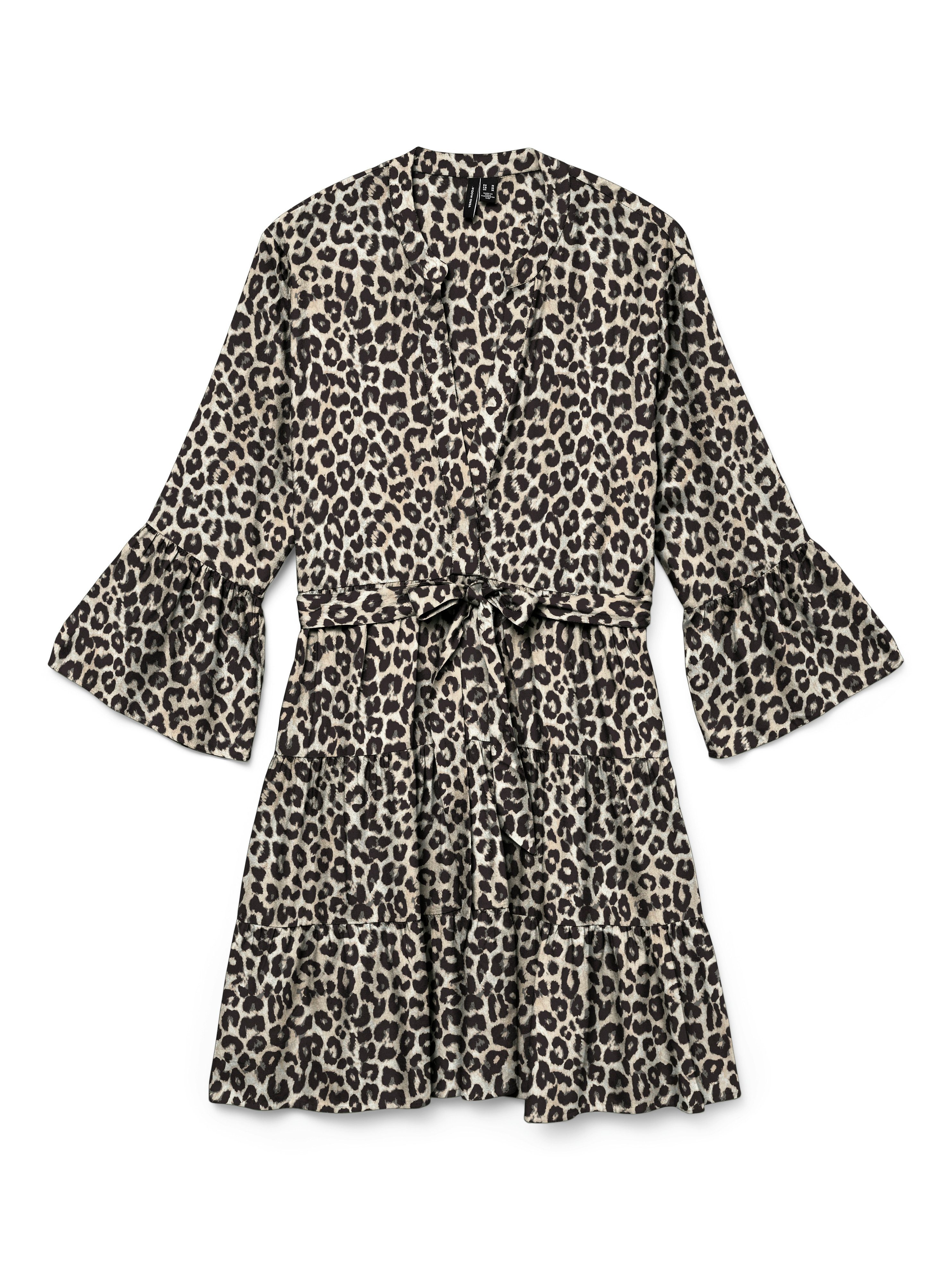 Vero Moda Tuniekjurk VMMELBA 3/4 SHORT BELT DRESS WVN GA NOOS