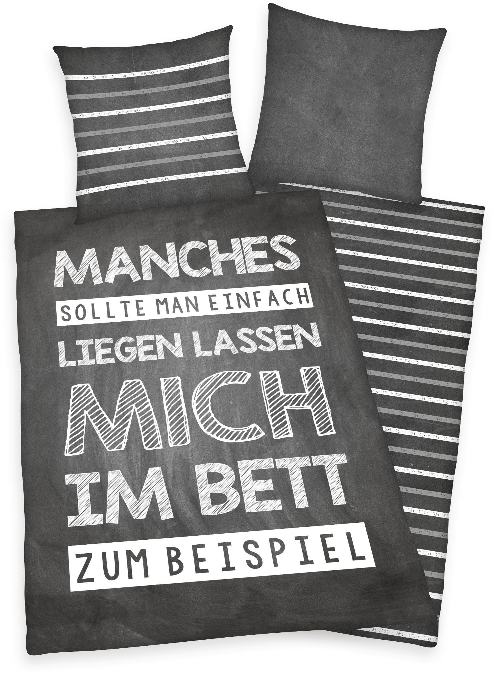 Young Collection Tweezijdig te gebruiken overtrekset Manches sollte man einfach liegen lassen …' in mt....