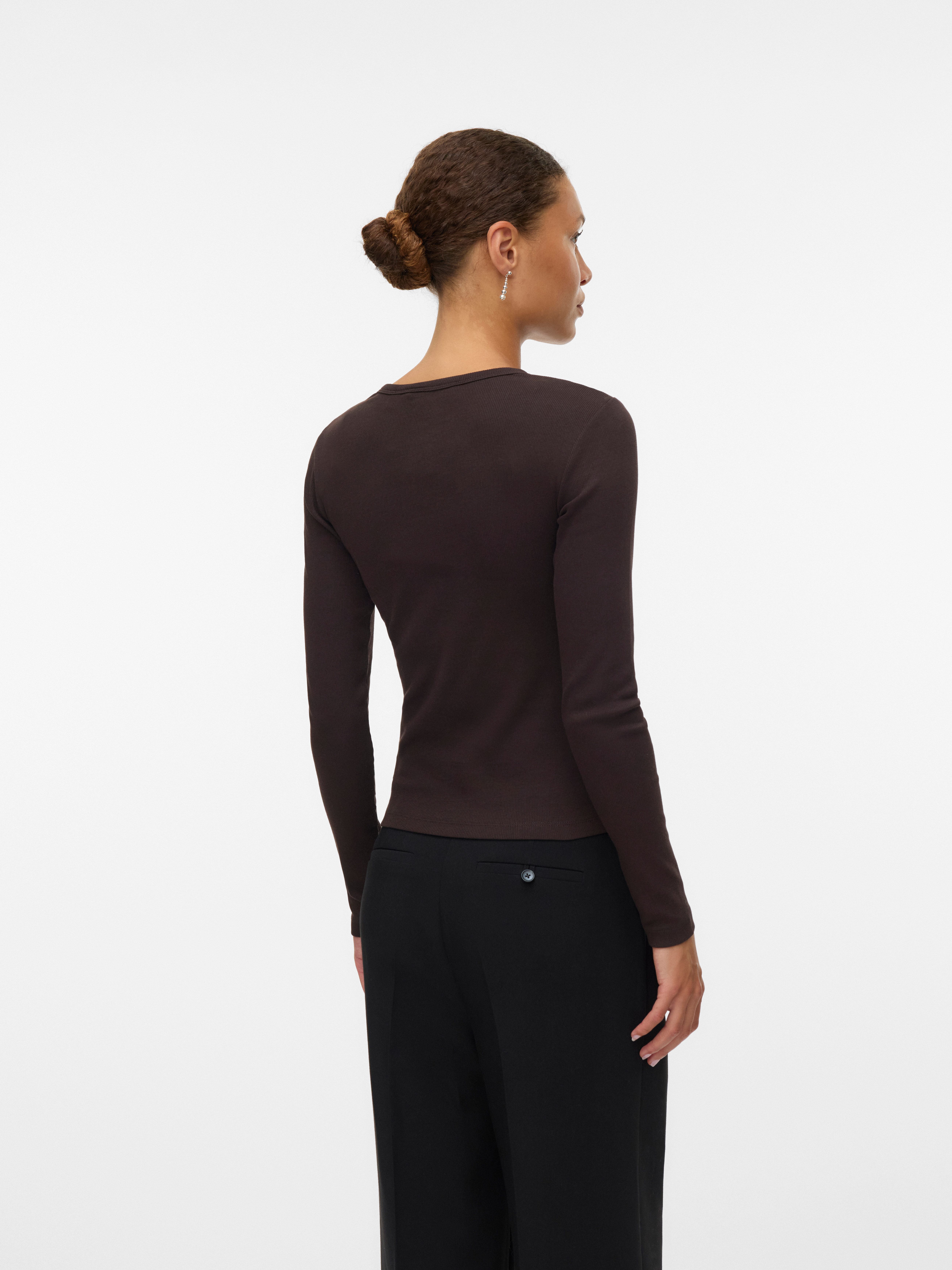 Vero Moda Shirt met lange mouwen VMCHLOE LS SHORT TOP JRS NOOS