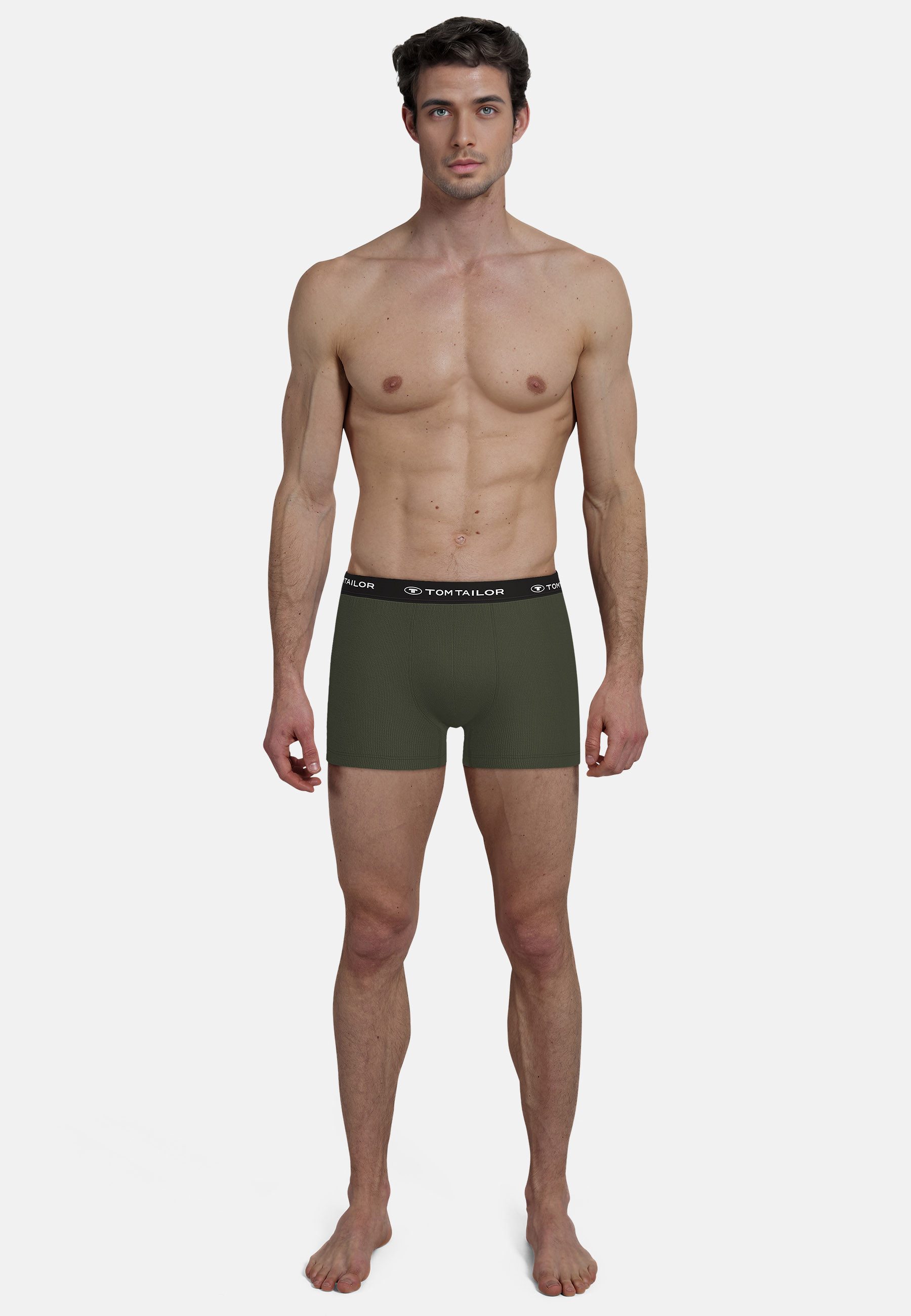 Tom Tailor Boxershort Buffer met aangename logobund (3 stuks)
