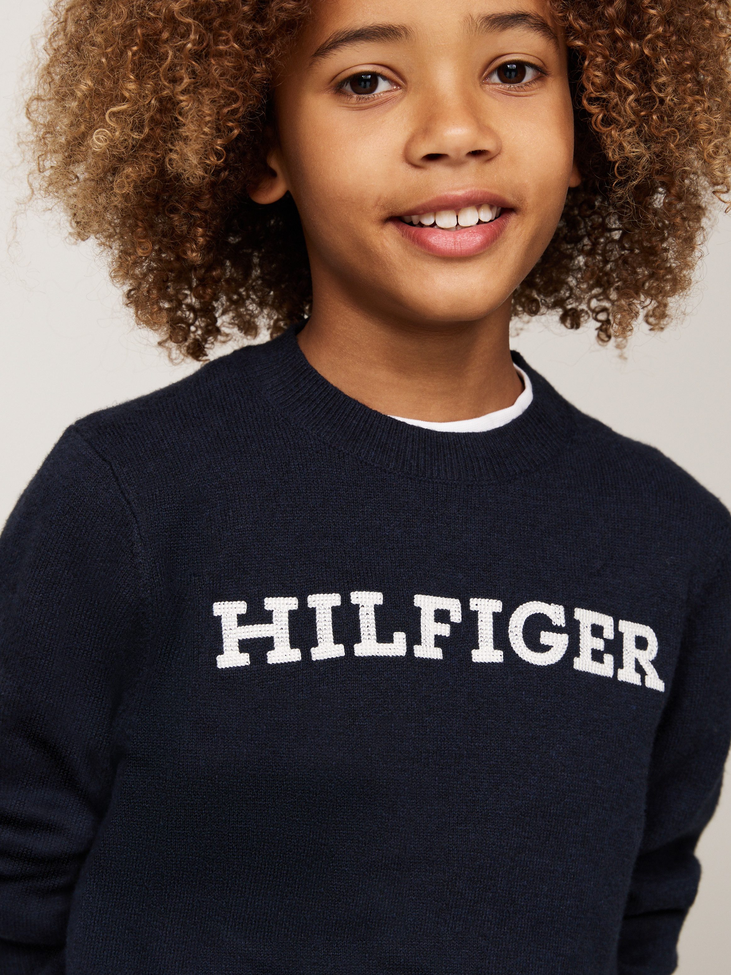 Tommy Hilfiger Gebreide trui MONOTYPE REGULAR SWEATER