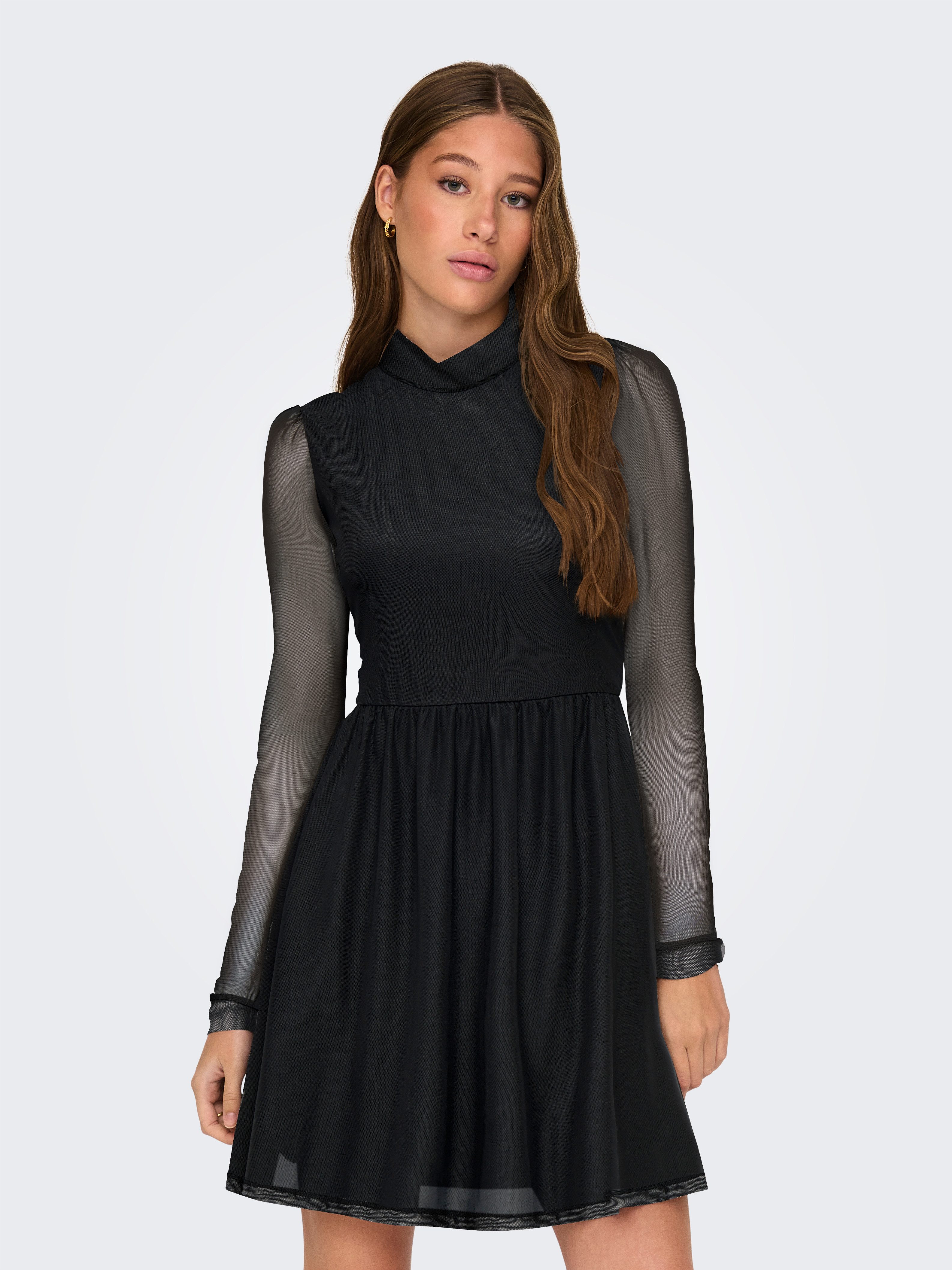 Only Mini-jurk ONLERICA LIFE L/S HIGH NECK DRESS JRS