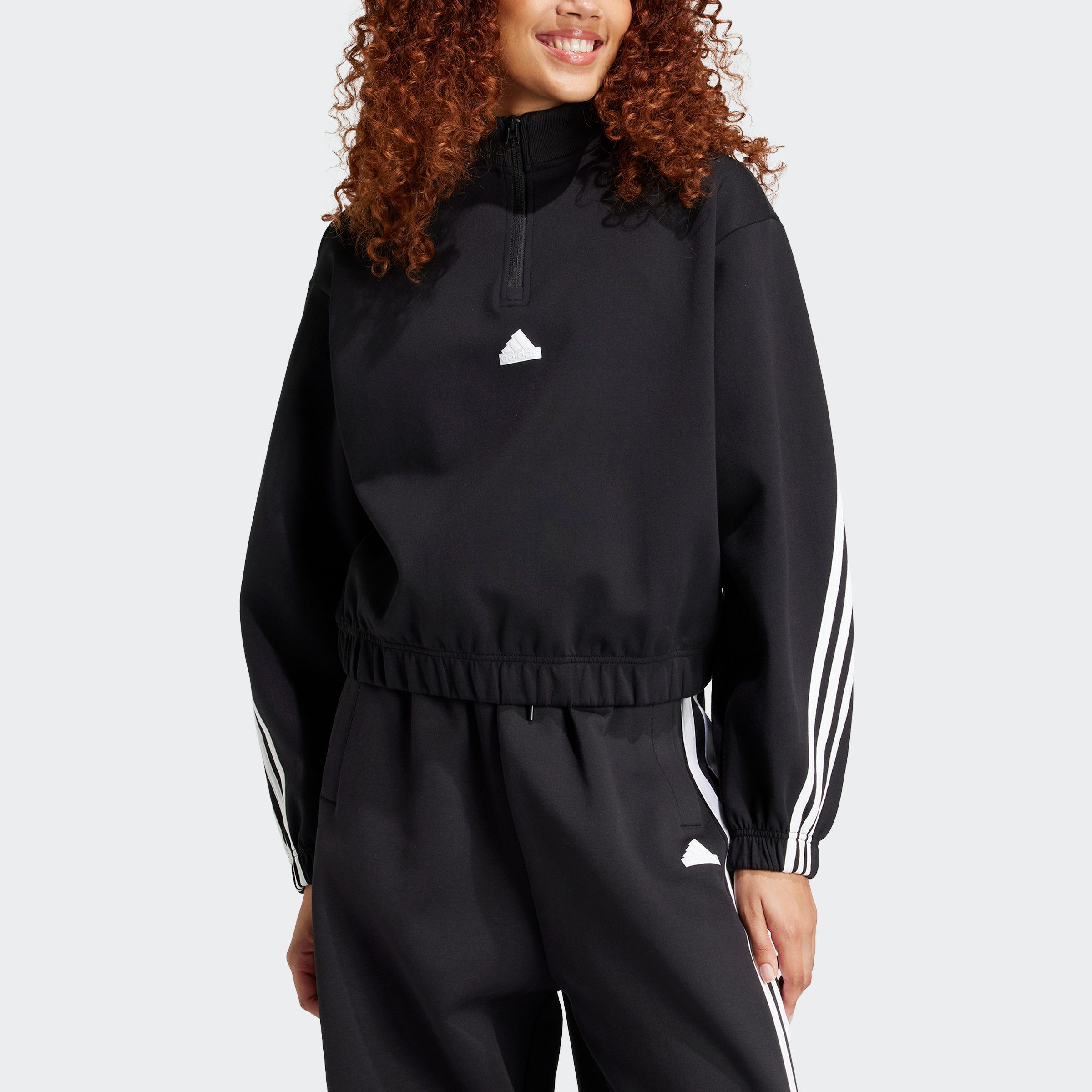 adidas Sportswear Sweatvest W FI 3S QZ (1-delig)