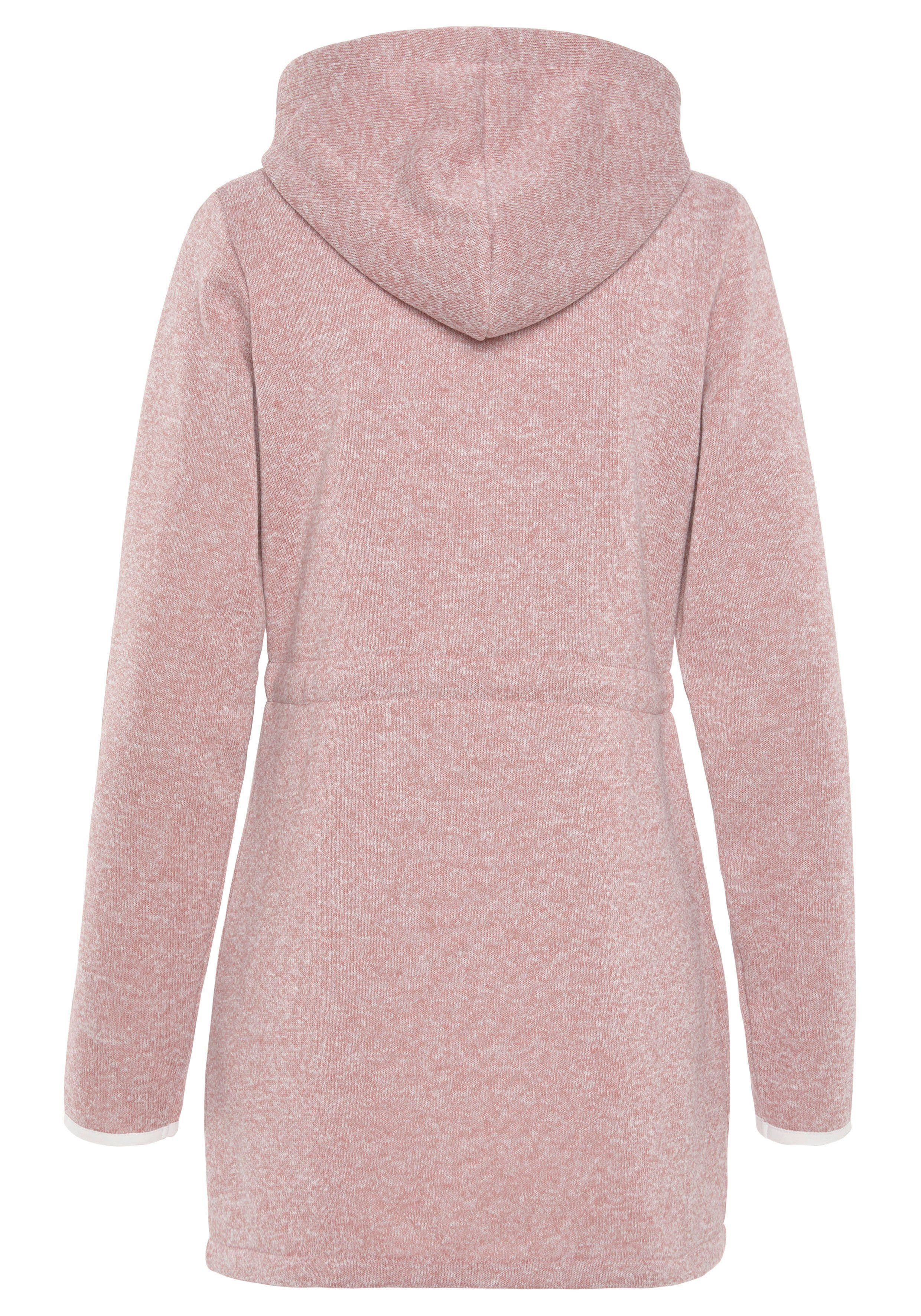 Lascana Fleecejack met een capuchon