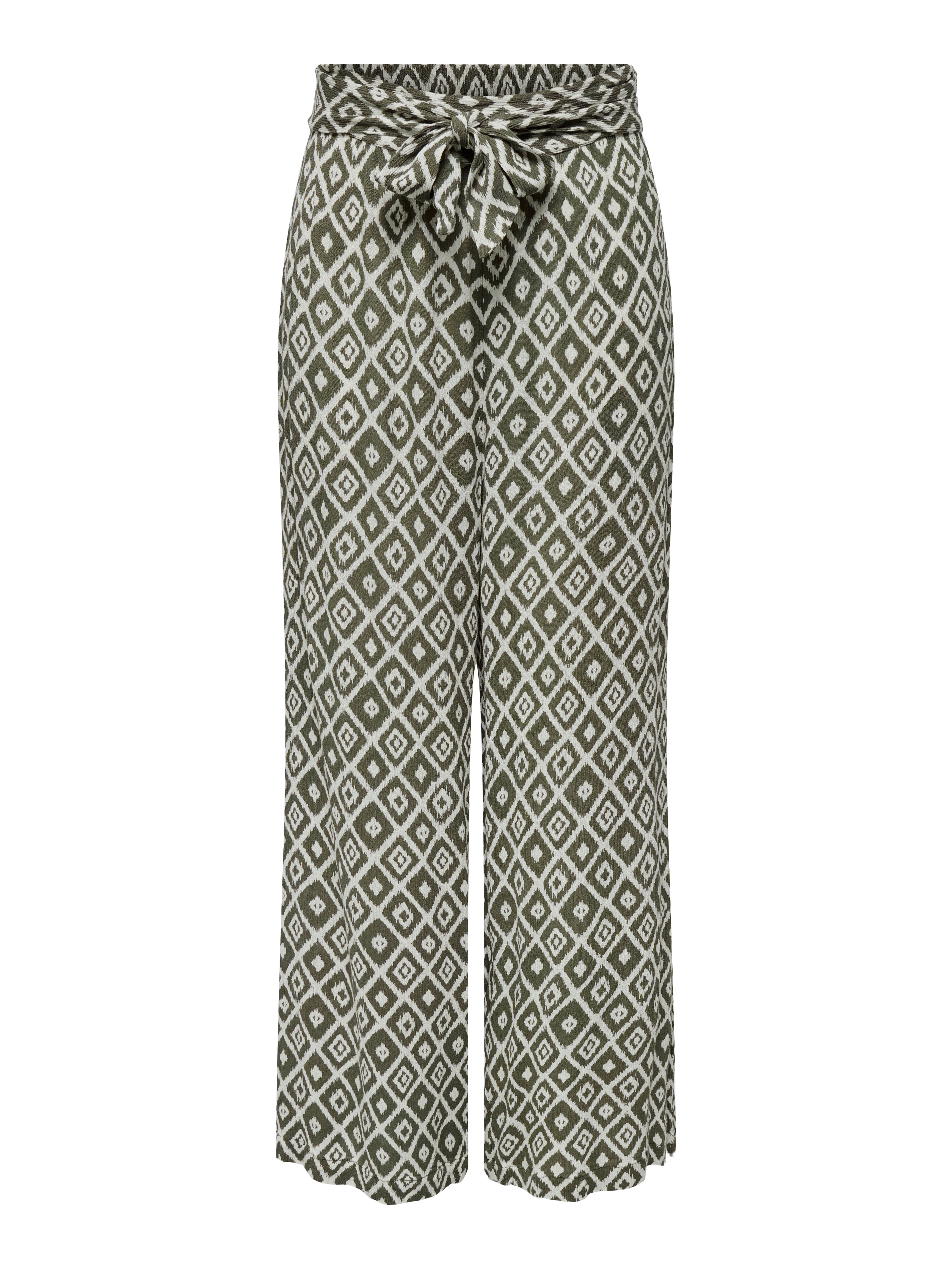 Only Comfortbroek ONLPAKJA LIFE AOP BELT PANTS WVN NOOS