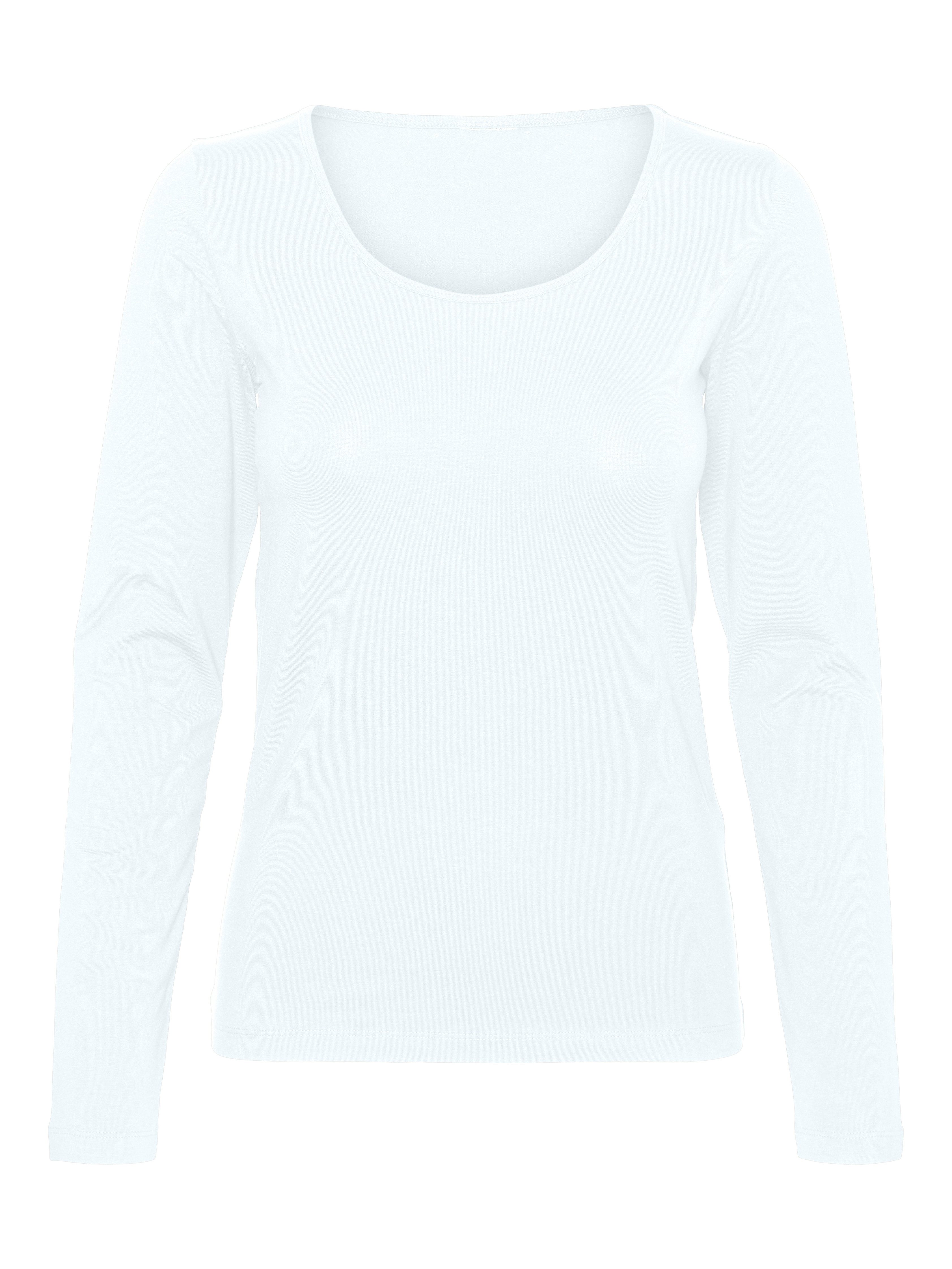 Vero Moda Shirt met lange mouwen VMLULU LS U-NECK TOP JRS GA NOOS