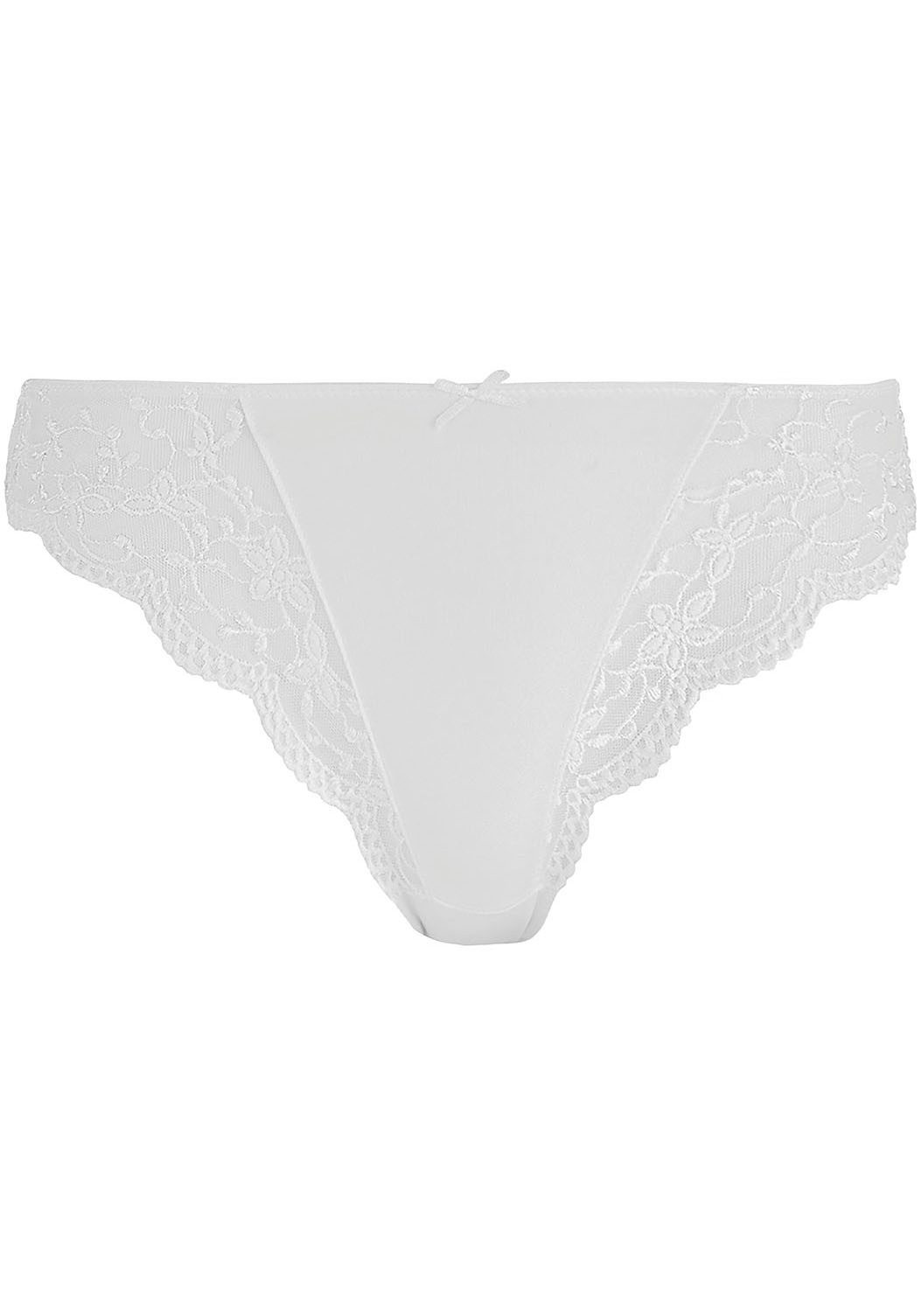 Nina Von C. String SILVER EDITION met gebloemde kanten inzetten (2 stuks Set van 2)