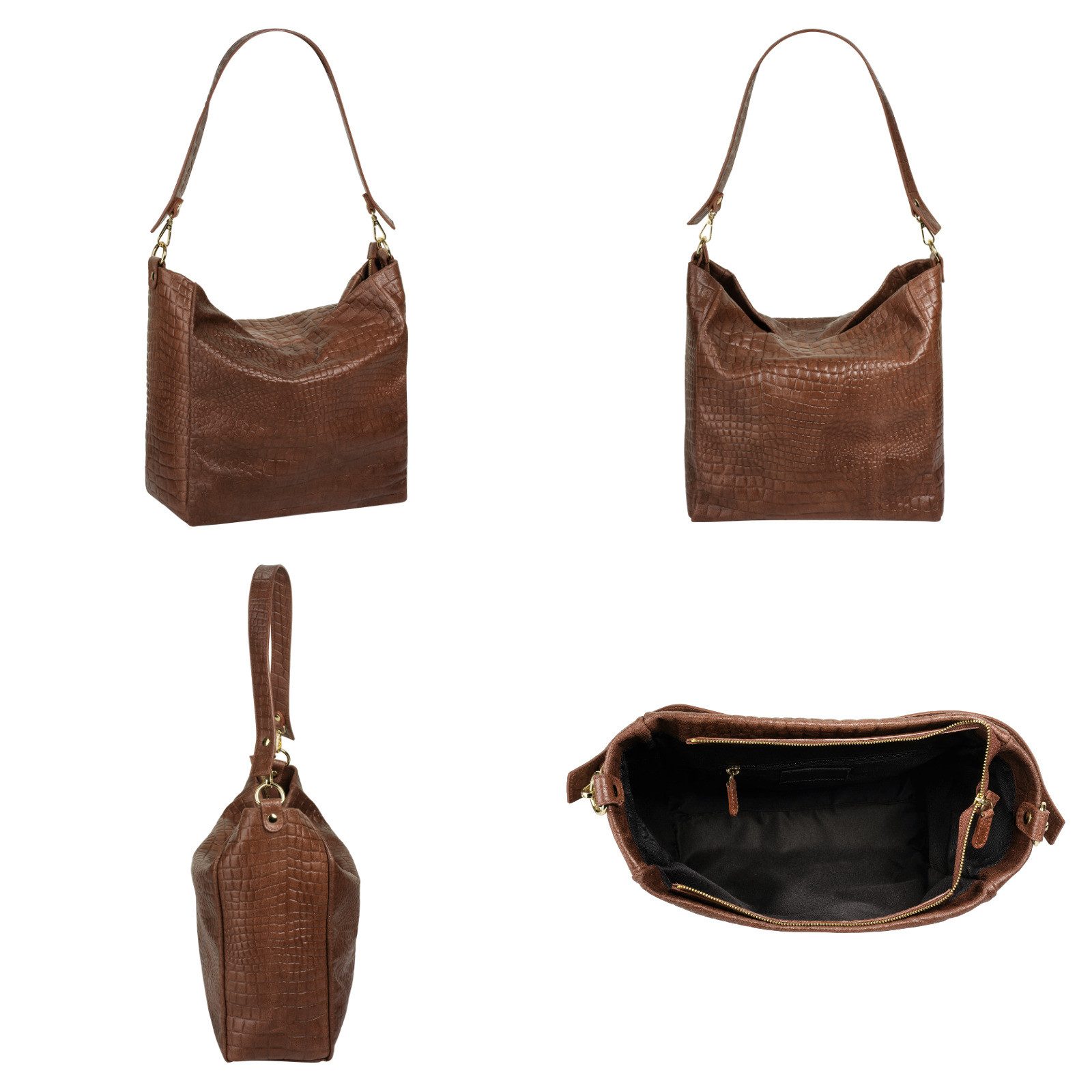 Samantha Look Shopper echt leer, made in italy