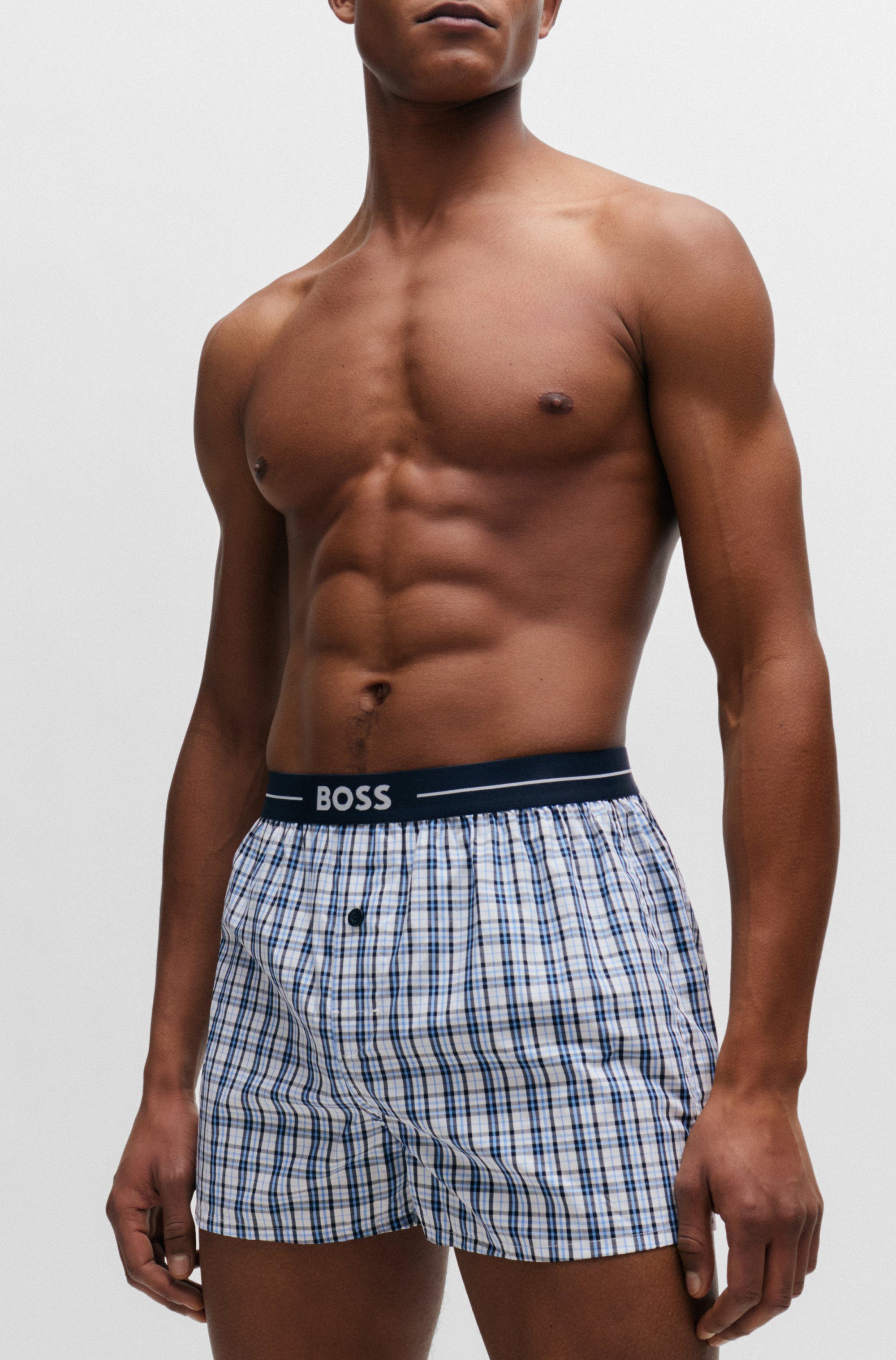 BOSS Geweven boxershort NOS Boxer EW 2P (Set van 2)