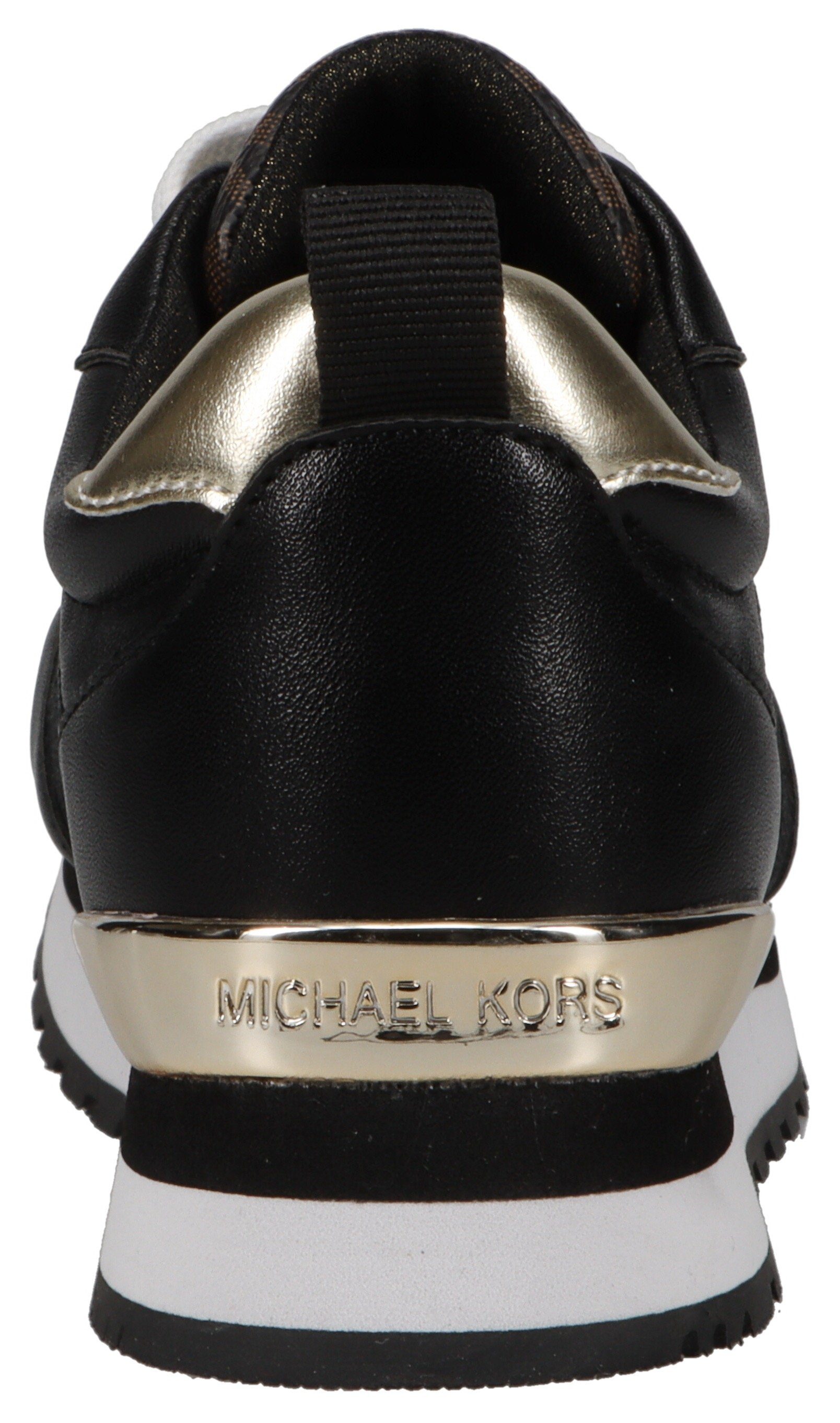 MICHAEL KORS KIDS Sneakers BILLIE DORIAN met goudkleurige details, vrijetijdsschoen, lage schoen, veterschoen