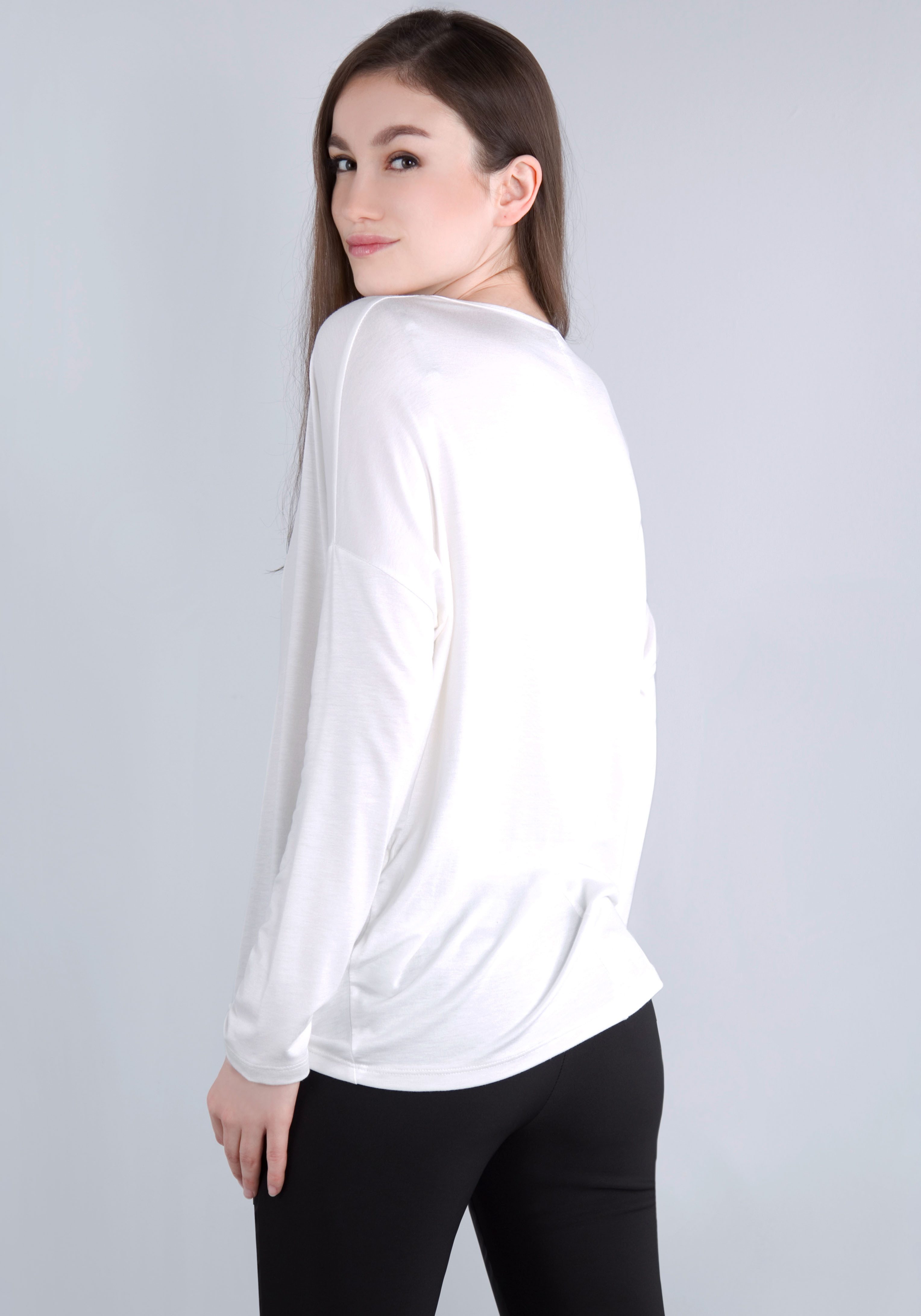 IMPERIAL Shirt met lange mouwen in casual "o-shape" vorm