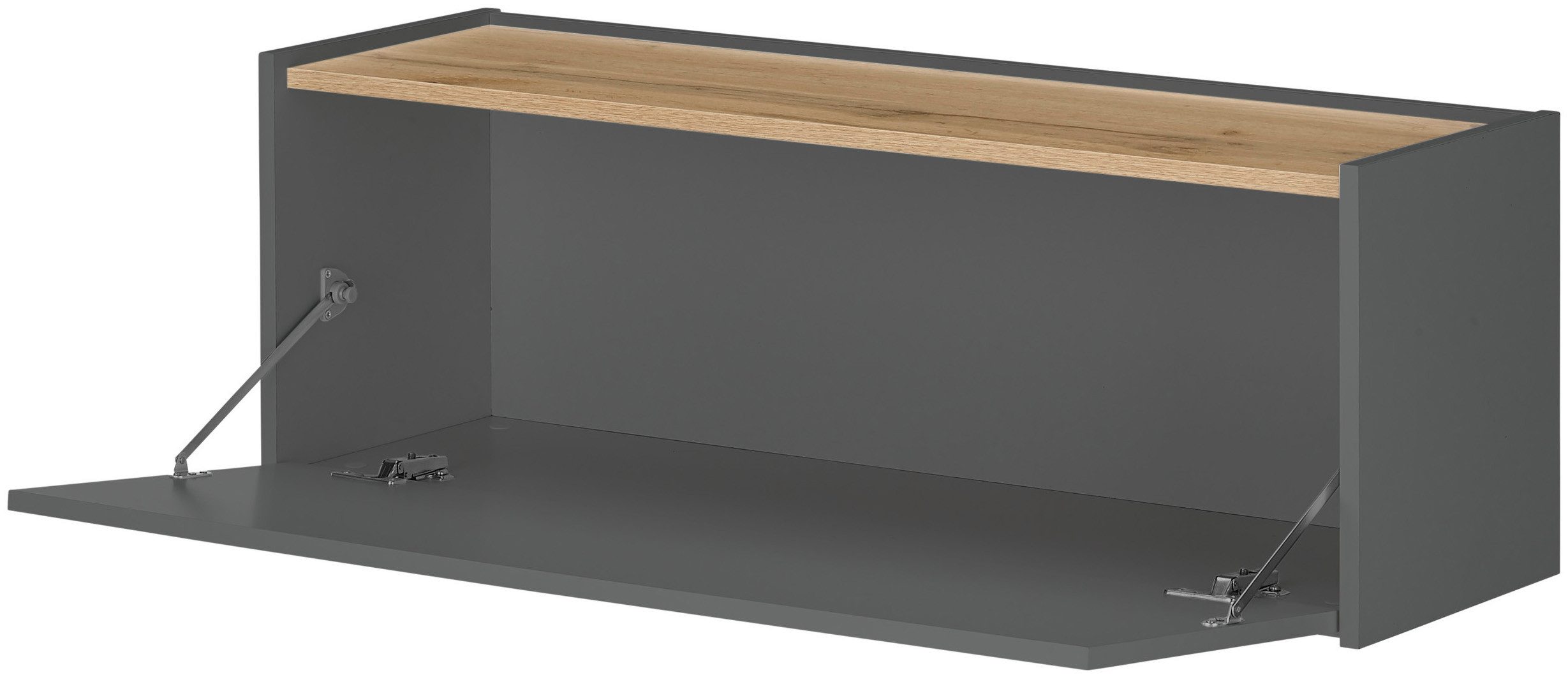 INOSIGN Halmeubelset GIRON/ CiTY, Garderobe in Wotan Eik, moderne garderobekast bevat hangkast & garderobe-element met spiegel, 150 cm breed (complete set, 2-delig)