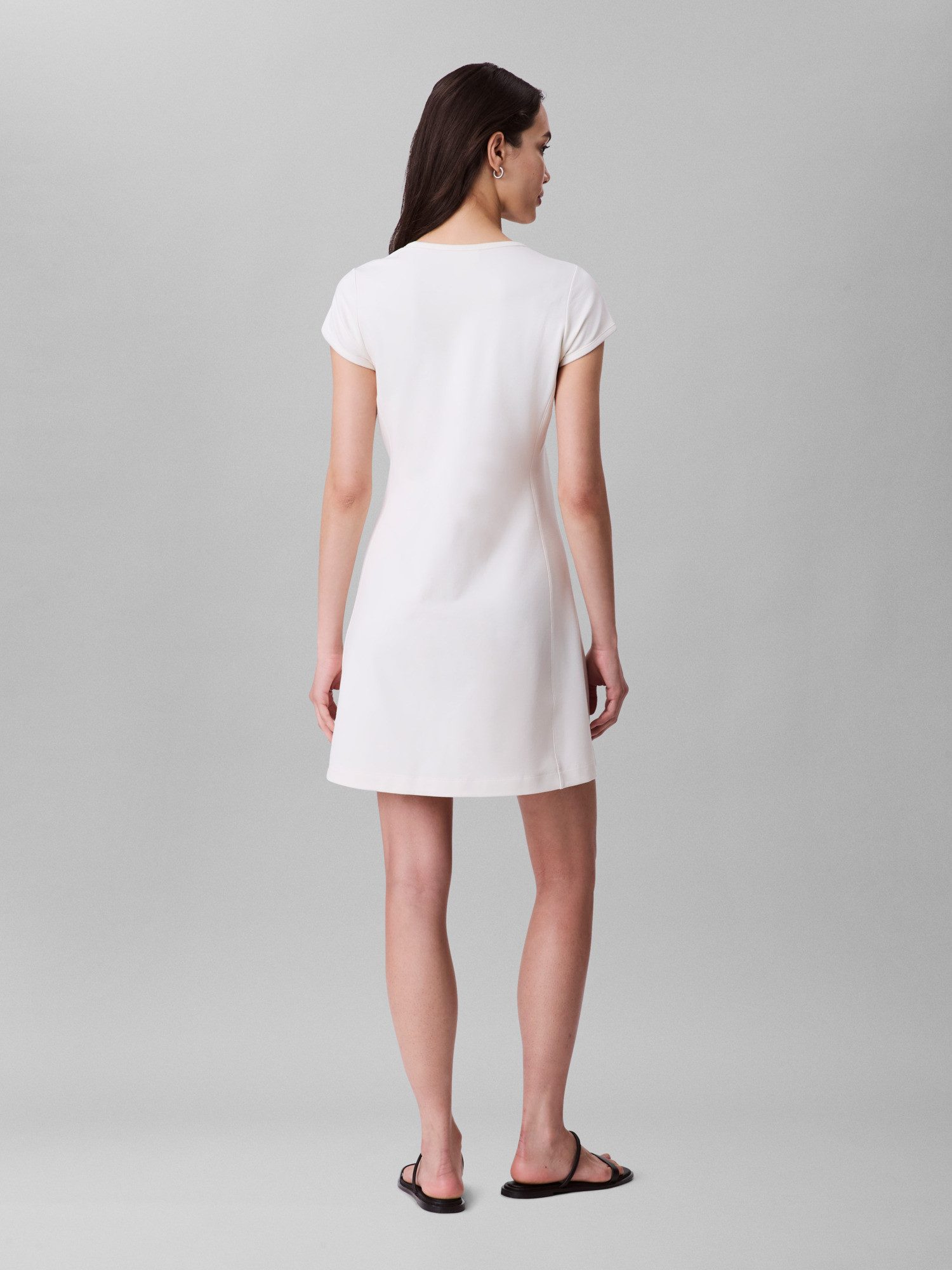 Calvin Klein Jerseyjurk PUNTO MILANO SS SCOOP NK DRESS