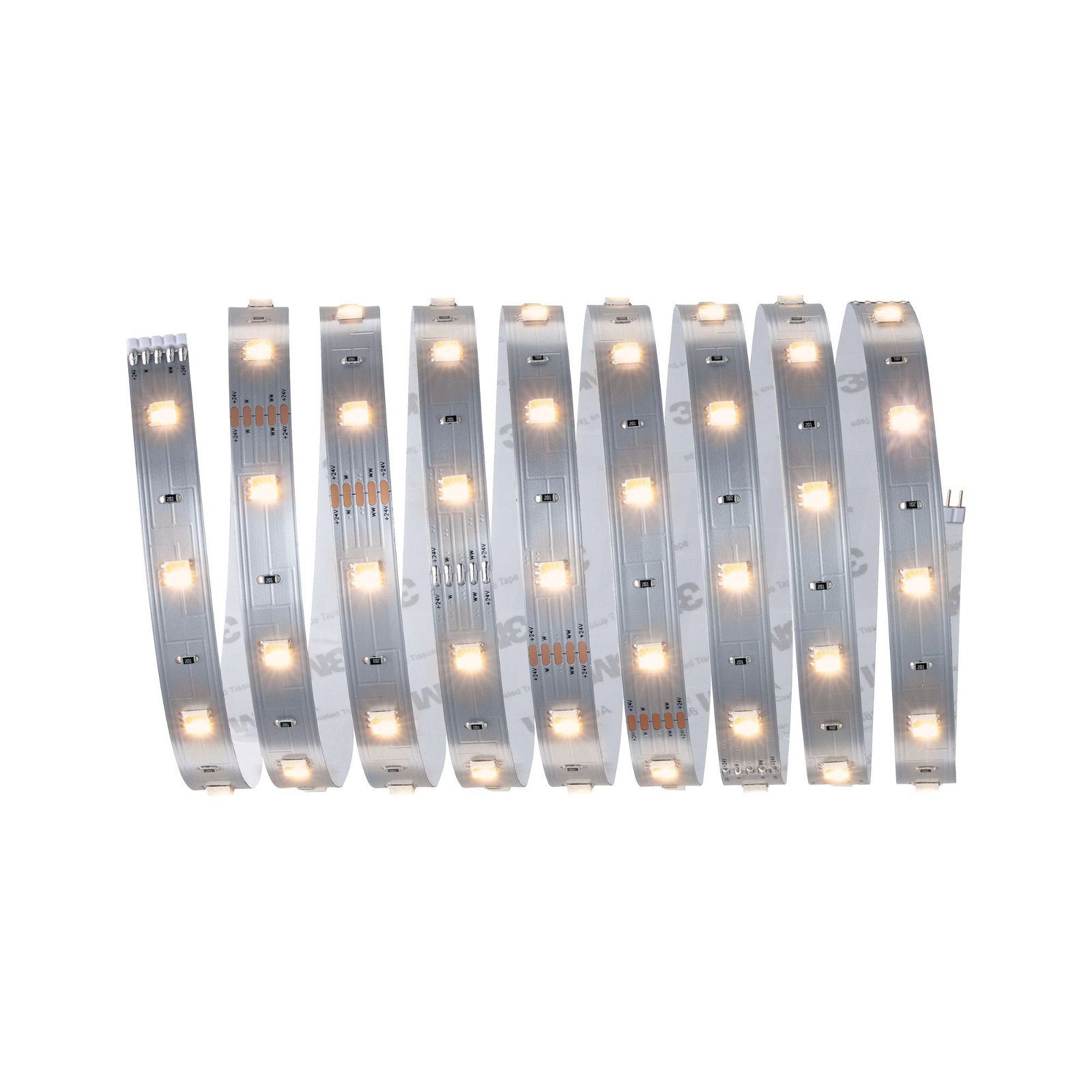 Paulmann Led-strepen MaxLED 250 Stripe 2,5m IP20 2700-6500K 9W 24V zilverkleur (1 stuk)