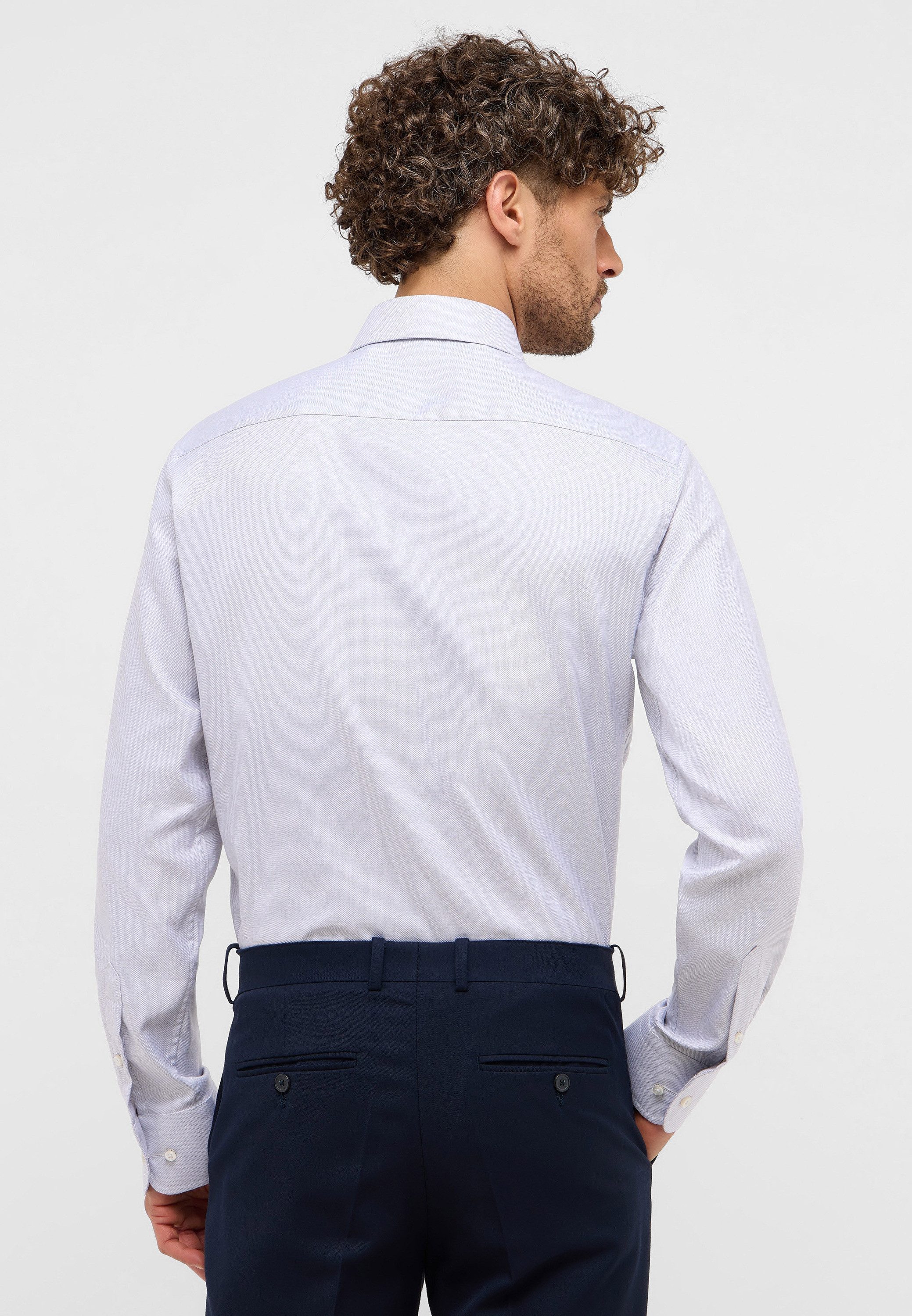 Eterna Overhemd met lange mouwen Slim fit NON IRON (strijkvrij)