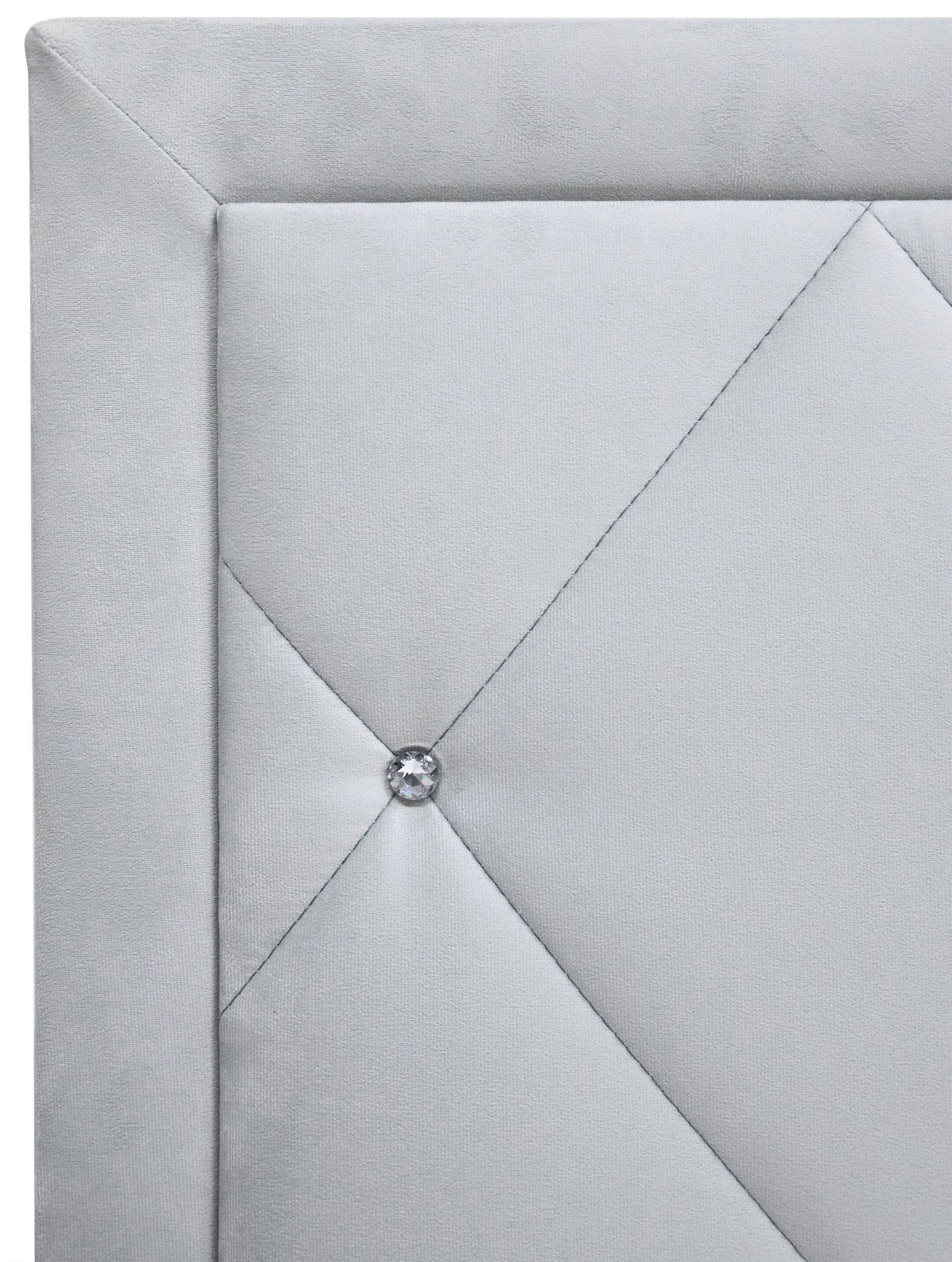 Leonique Boxspring Alfie, bestseller! Inclusief bedlade & topper Optioneel met knoopstiksels of strassstenen, H2, H3 en H4 verkrijgbaar