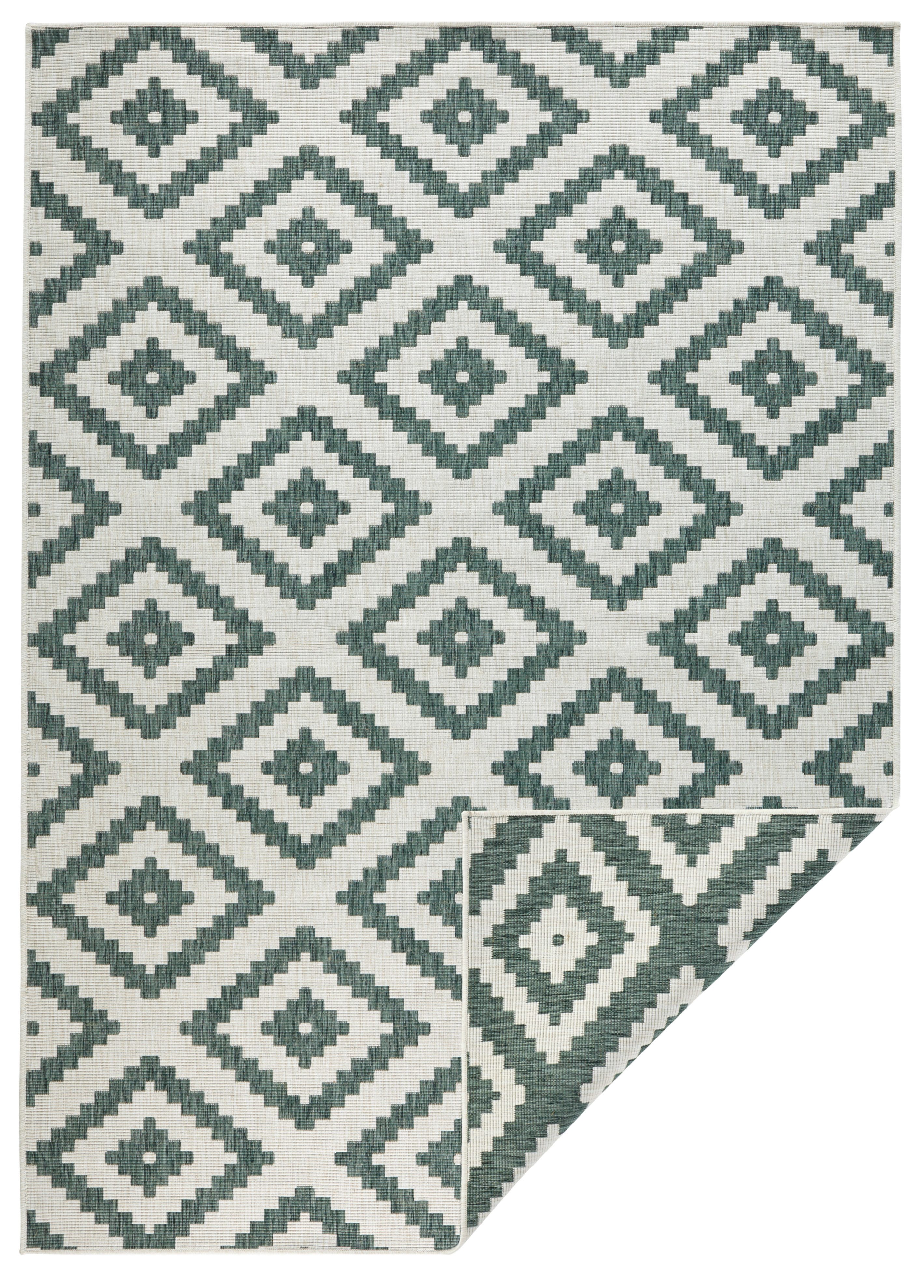 NORTHRUGS Vloerkleed Malta tweezijdig te gebruiken kleed Binnen- en buitengebruik, weerbestendig, balkon, terras, ruit, loper, woonkamer