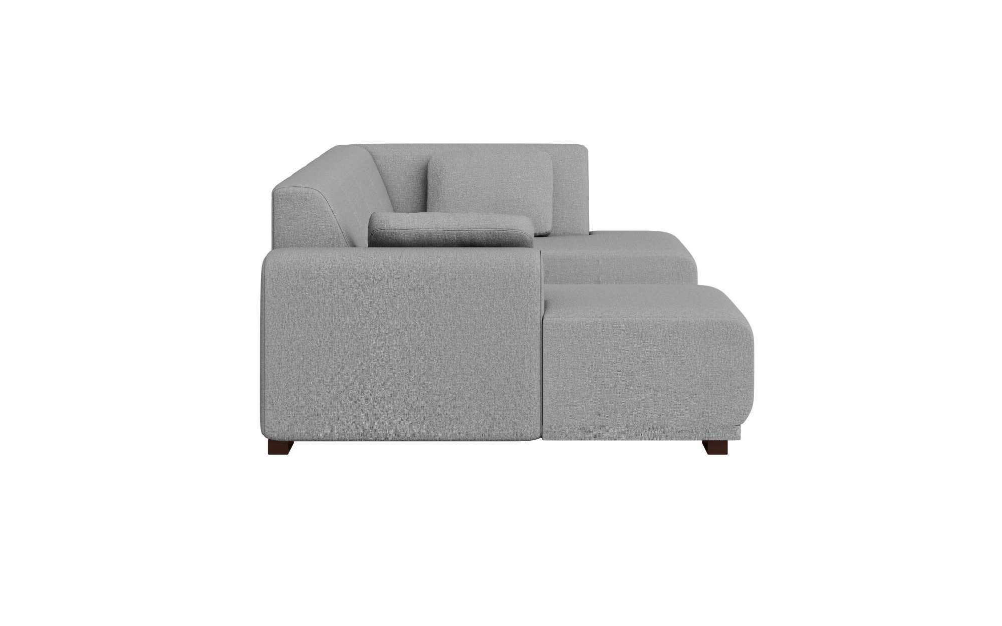 Home affaire Zithoek BORNHOLM U-vorm met chaise longue rechts/links, B/D/H: 300/162/85 cm U-vorm met golvende ondervering, chaise longue rechts of links bestelbaar