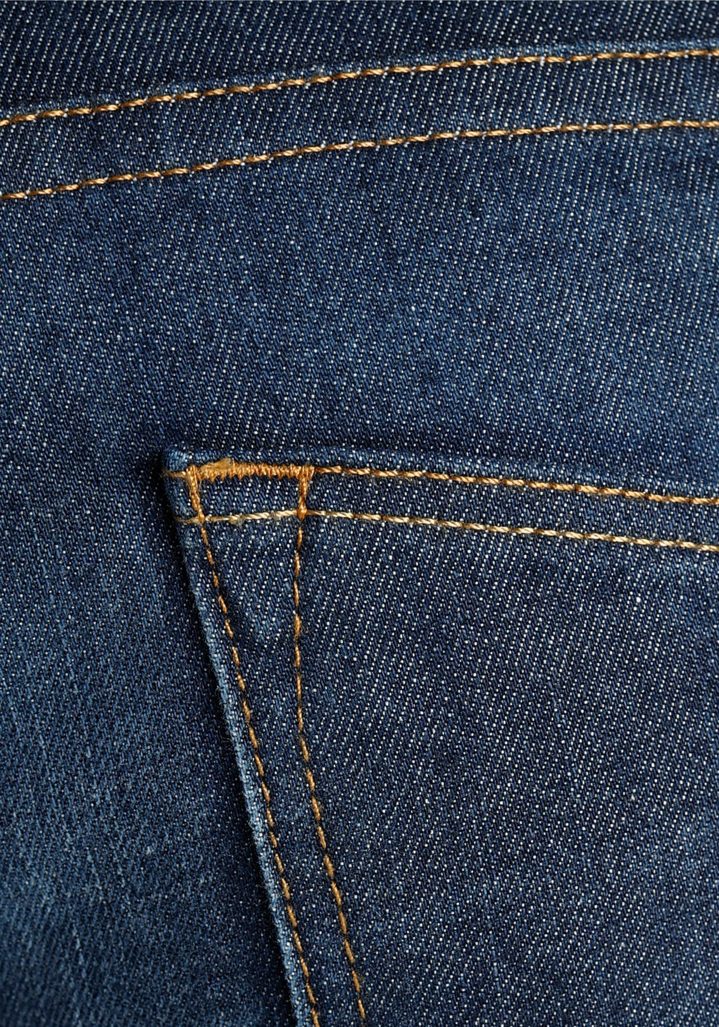 Bruno Banani Slim fit jeans Jimmy (stretch) smalle pijp, lage taillehoogte, met knoopsluiting