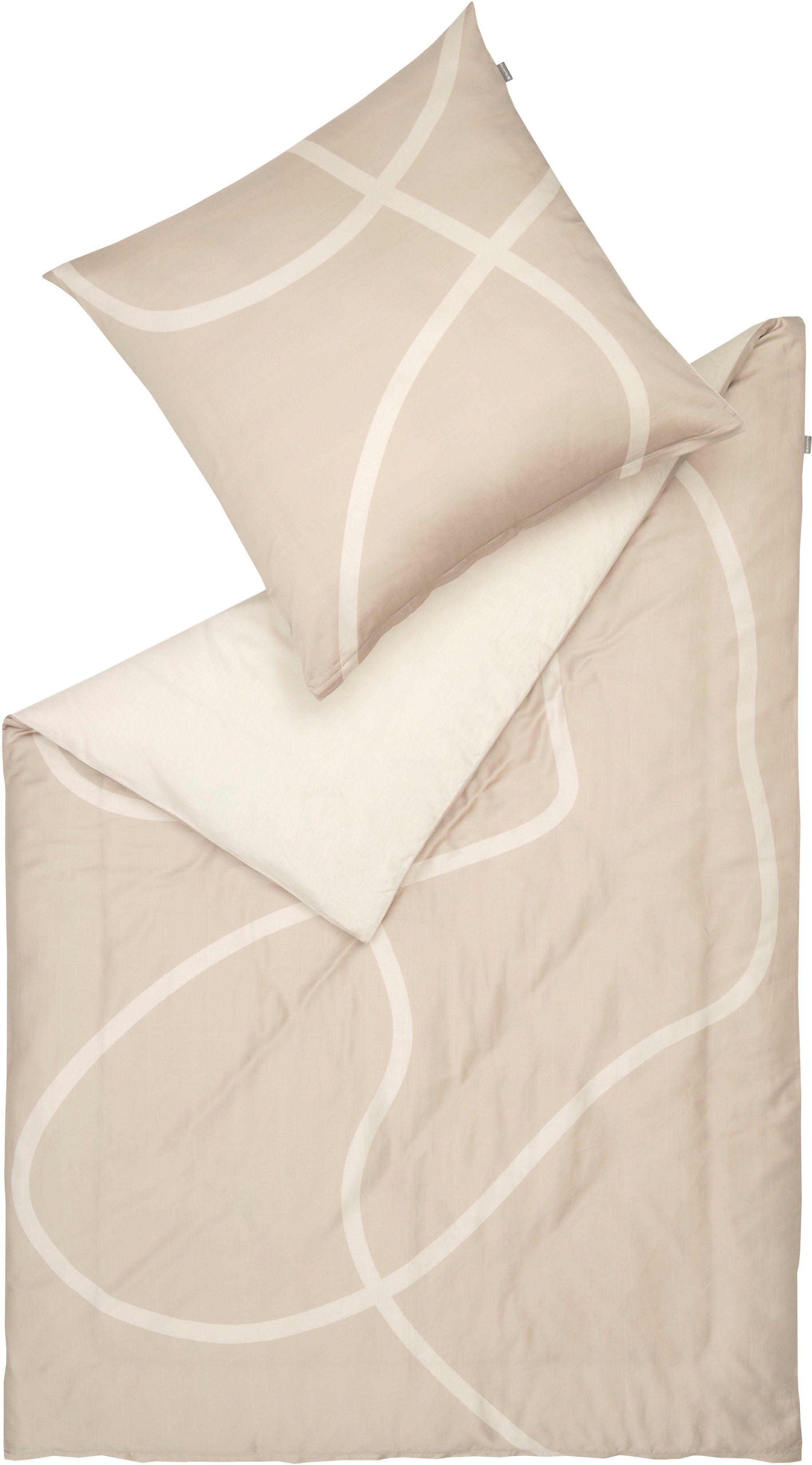 Musterring Beddengoed ARTSY Musterring JustB! (2-delig) dekbedovertrekken beige