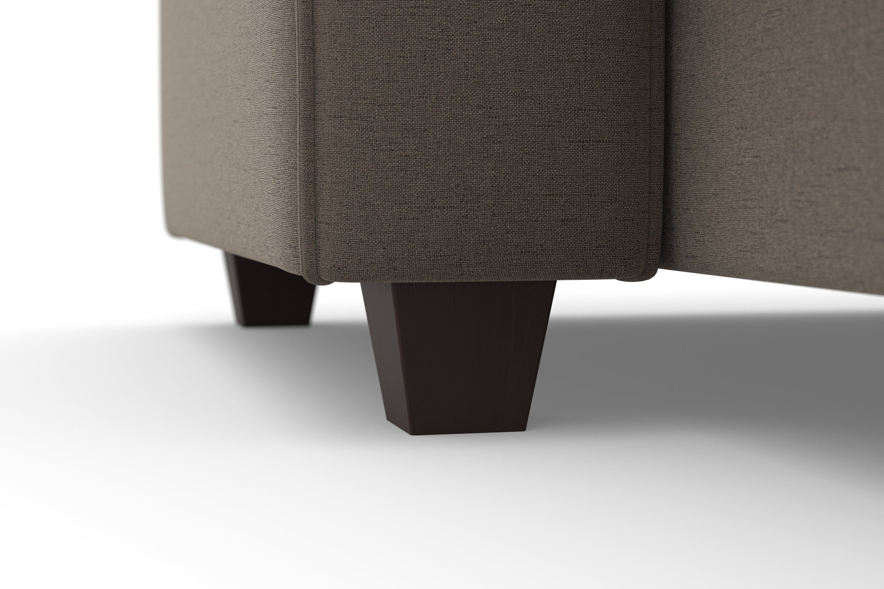 Home affaire Zithoek County U-model naar keuze ottomane links of rechts, met binnenveringsinterieur (3-delig)
