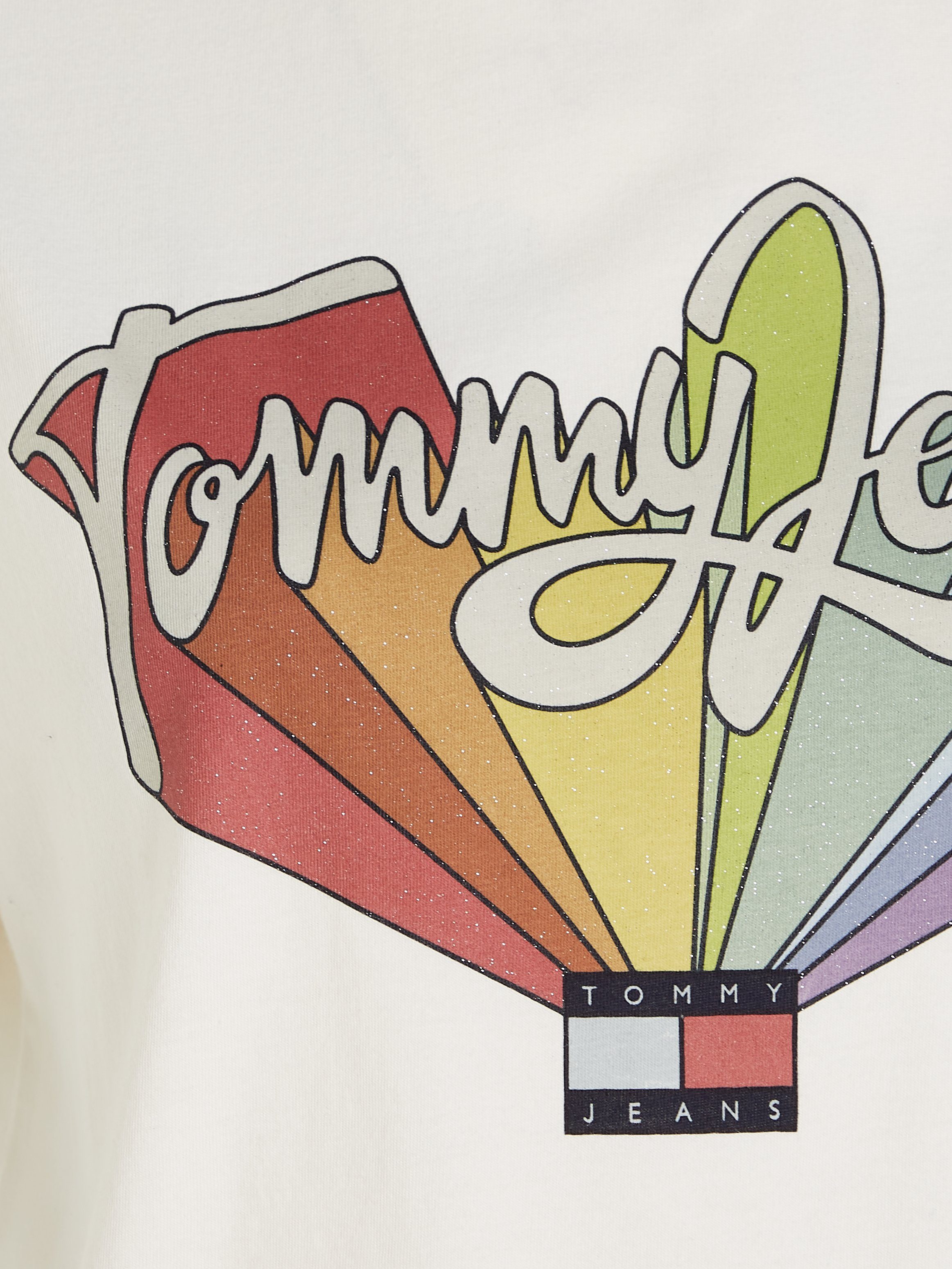 TOMMY JEANS T-shirt TJW BXY RAINBOW FLAG TEE