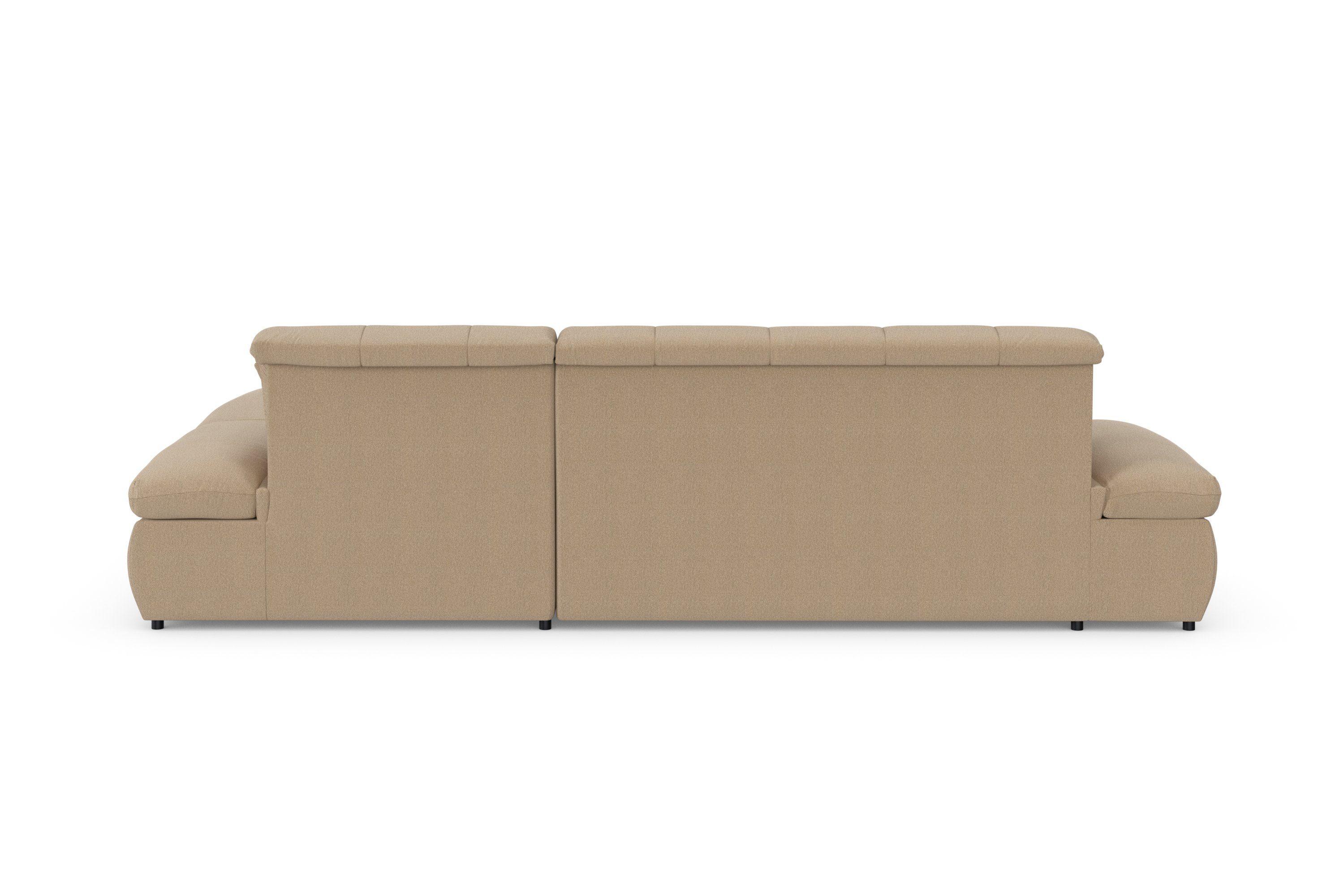 DOMO collection Hoekbank Moric bxdxh 300x172x80 cm, ook in cord, L-model XXL-formaat, optioneel ook met slaapbank functie en verstelling armleuning,