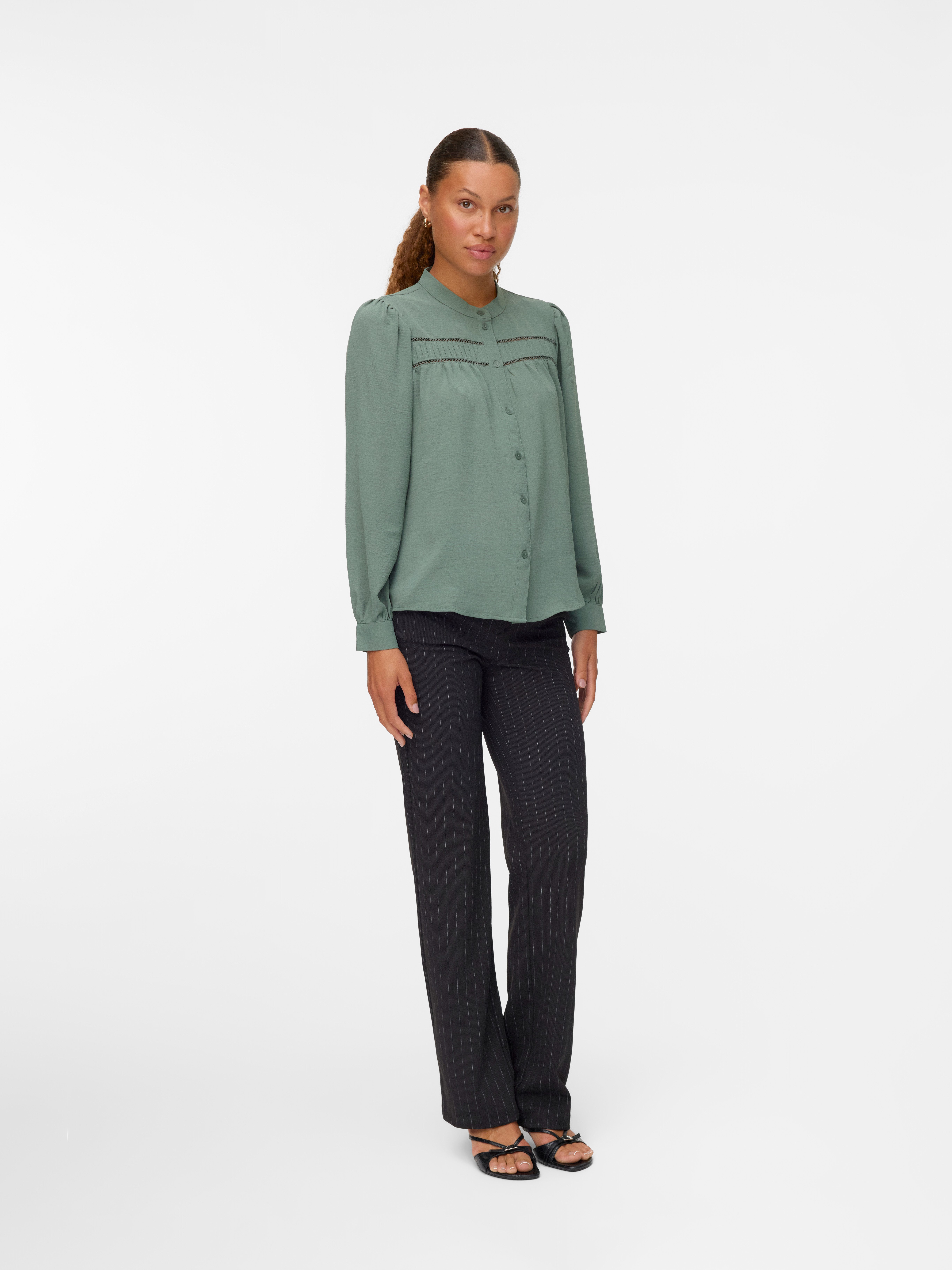 Vero Moda Blouse met lange mouwen VMEMMA LS LACE SHIRT WVN GA NOOS