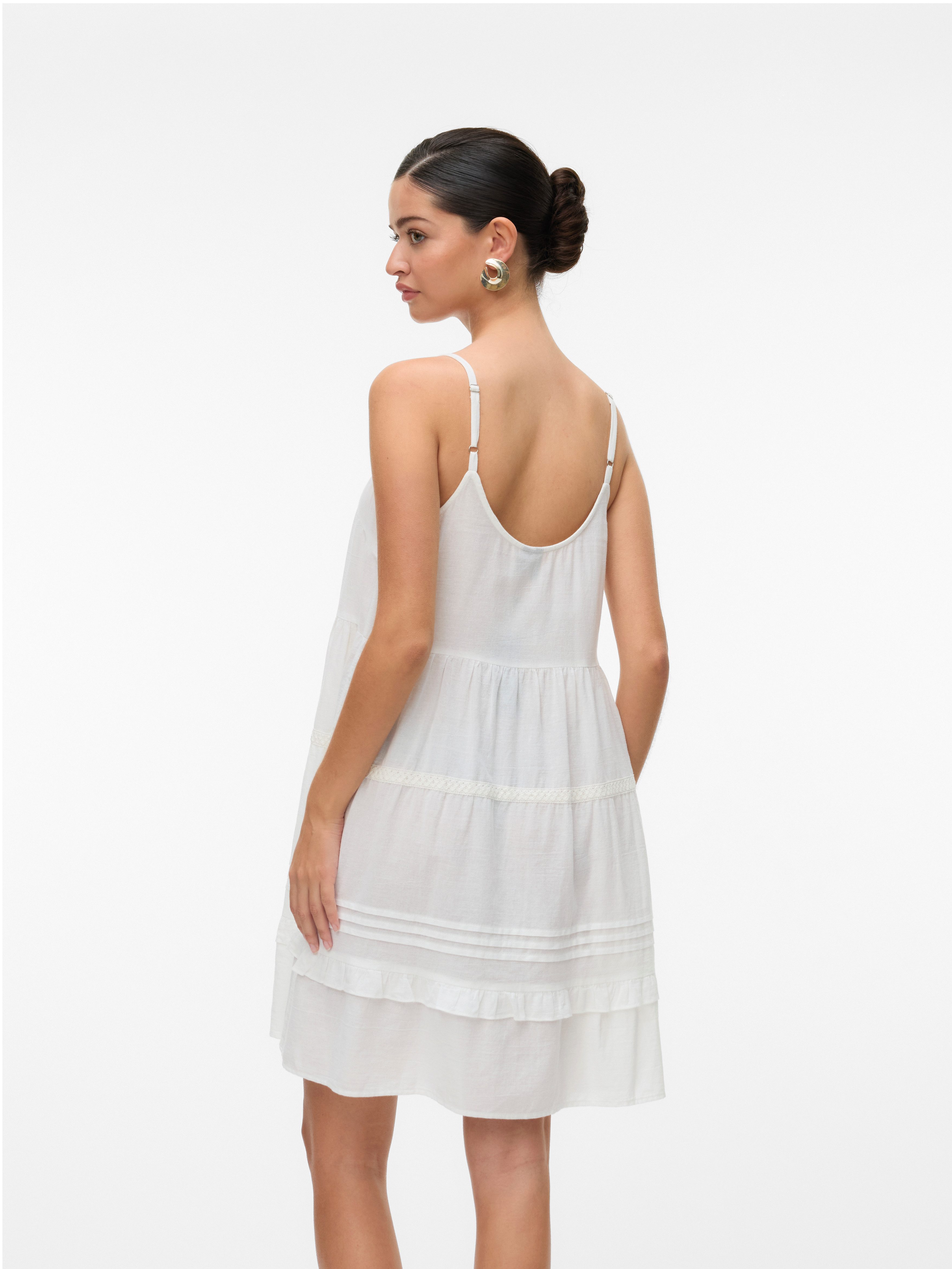 Vero Moda Jurk met bandjes VMPRETTY SHORT SINGLET DRESS WVN GA NOOS