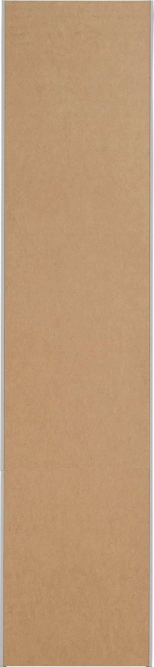 WOOOD Vitrinekast Basic met twee deuren, h 230 cm x b 52,5 cm