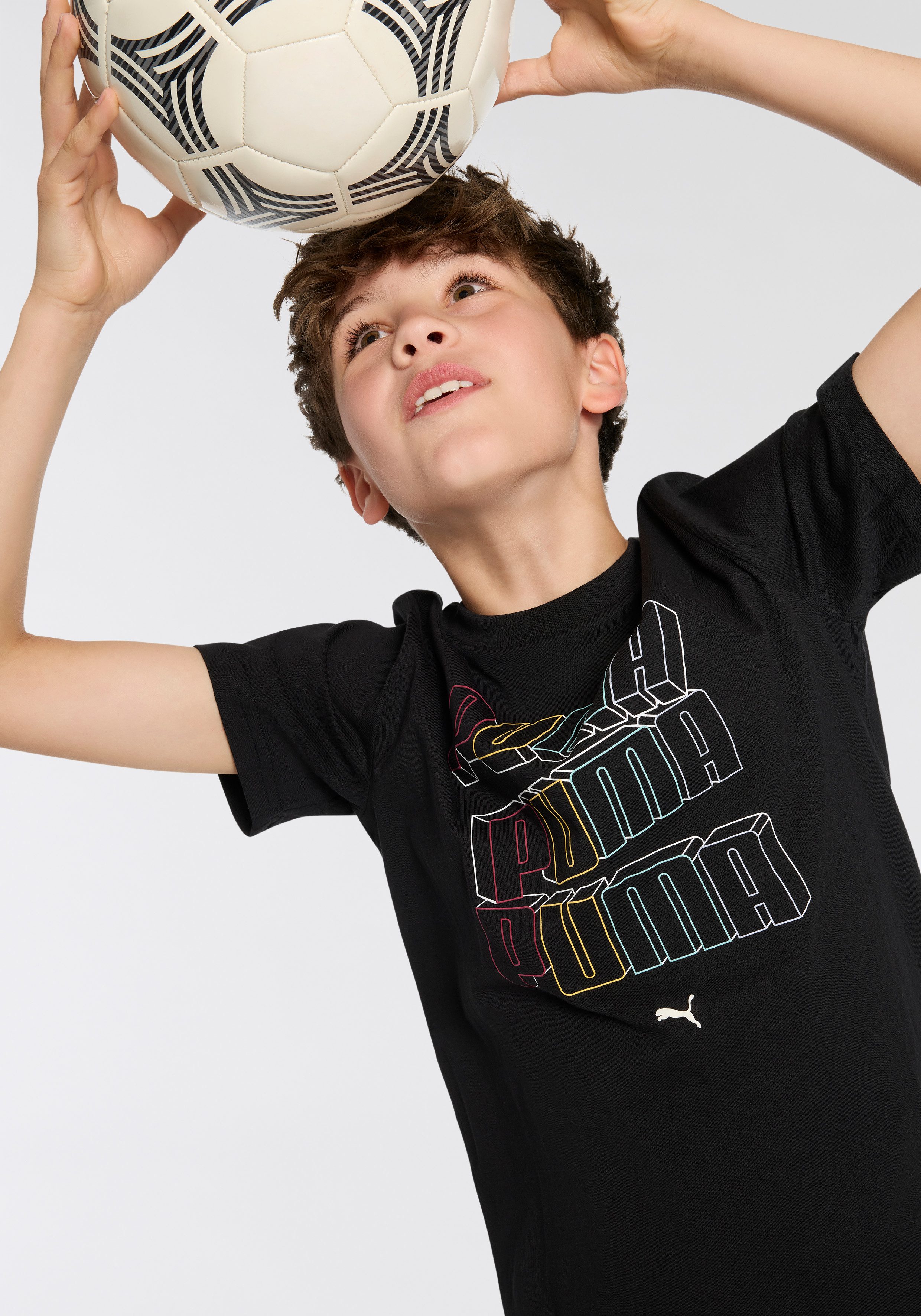 PUMA T-shirt ESS LOGO LAB HOG TEE B