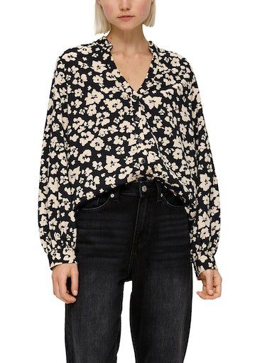 Q/S designed by Blouse met lange mouwen met bloemmotief