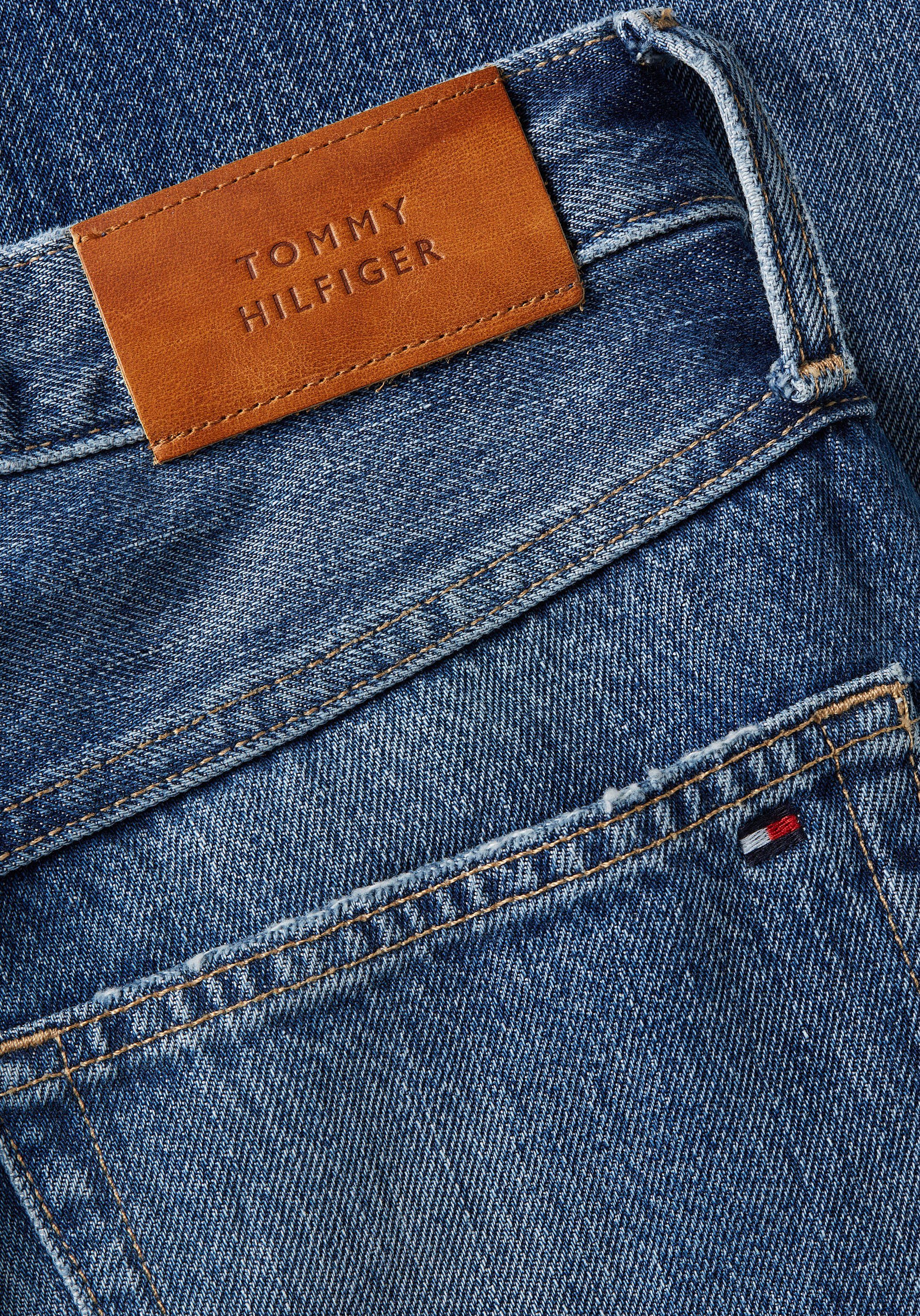 Tommy Hilfiger Straight jeans met -logobadge