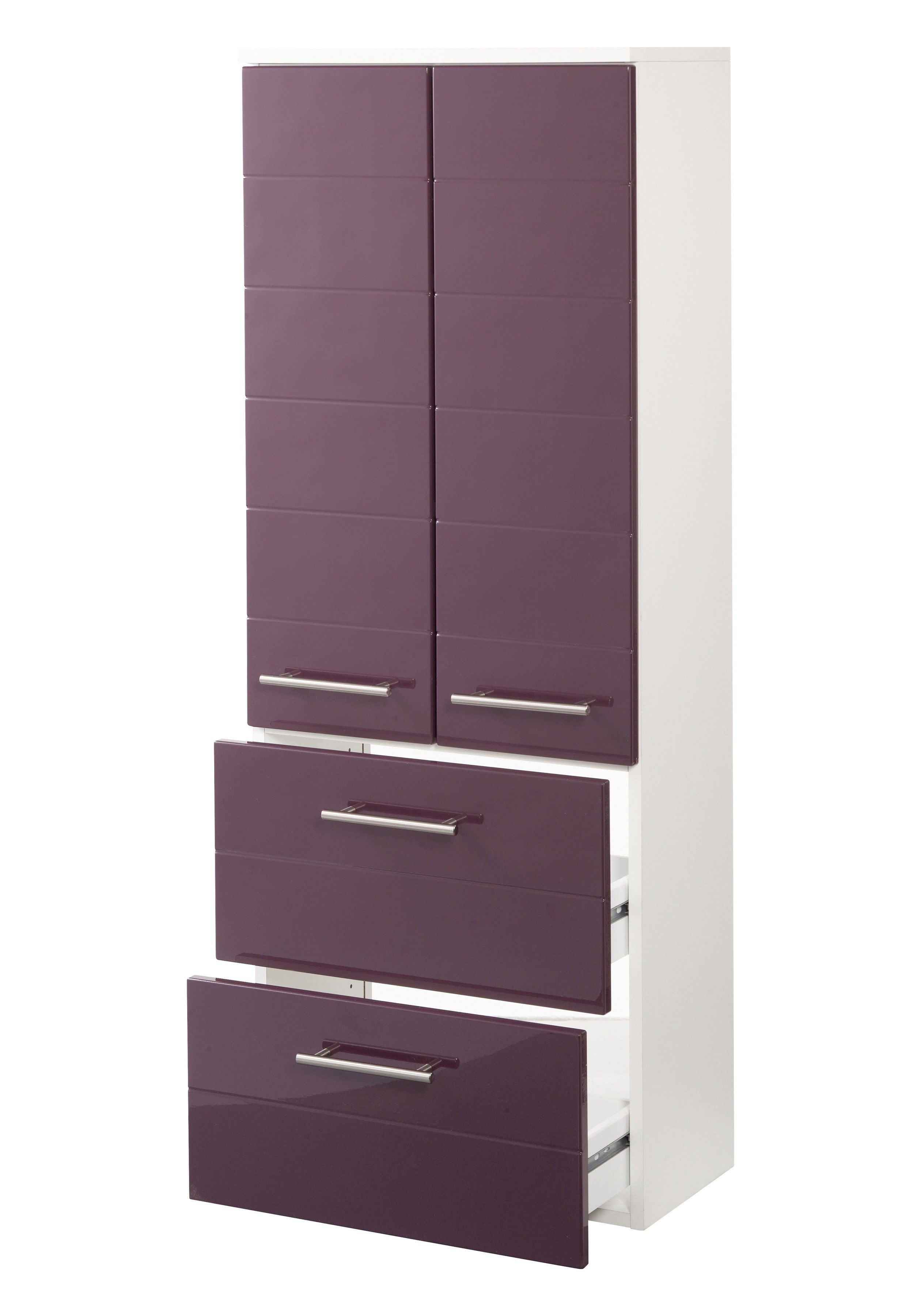 welltime Halfhoge kast PORTO Breedte 50 cm, met hoogglanzende fronten