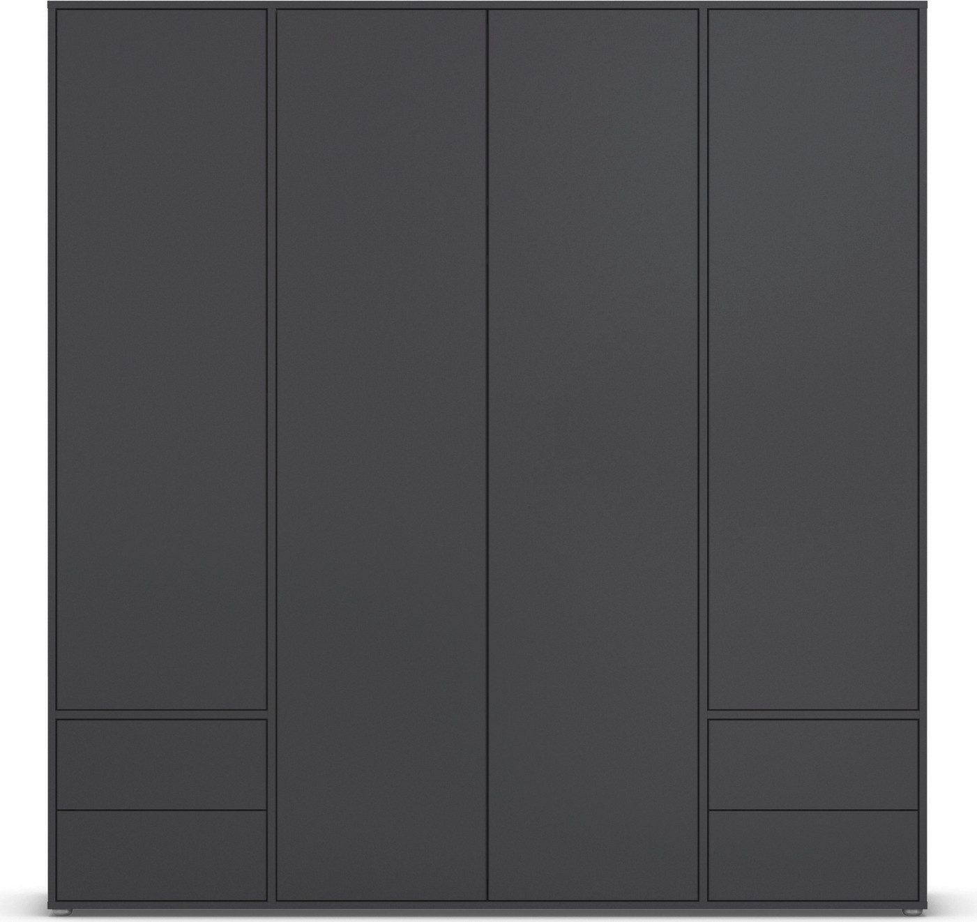 rauch Draaideurkast Kledingkast Kast Garderobe Wasmand NABILA veel Opbergruimte met 2 lades en push-to-open functie topseller made in germany