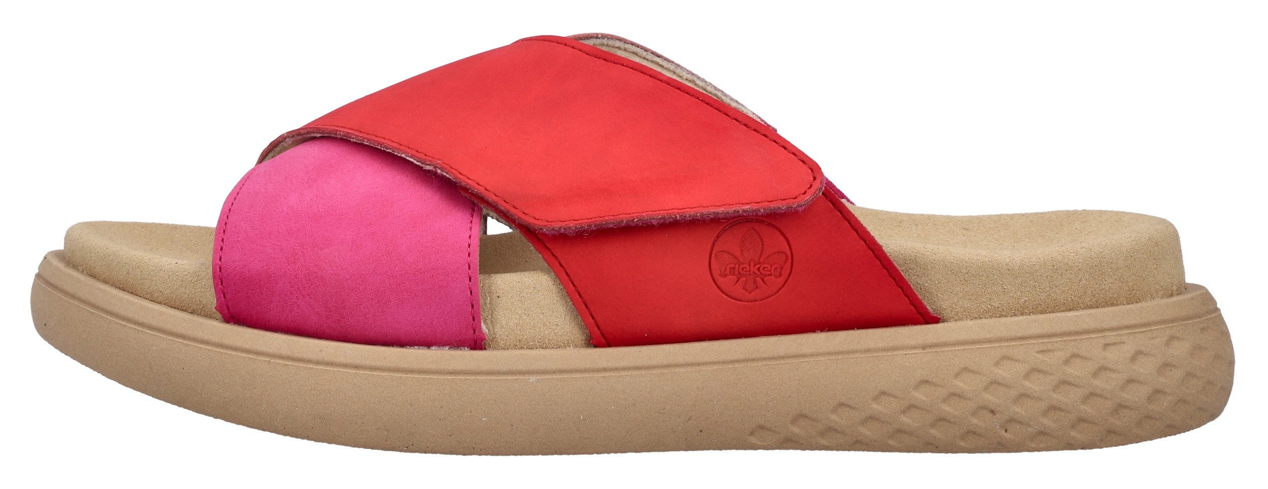 Rieker Slippers Zomerschoen, strandschoen, huisschoen, slippers met comfortabel voetbed